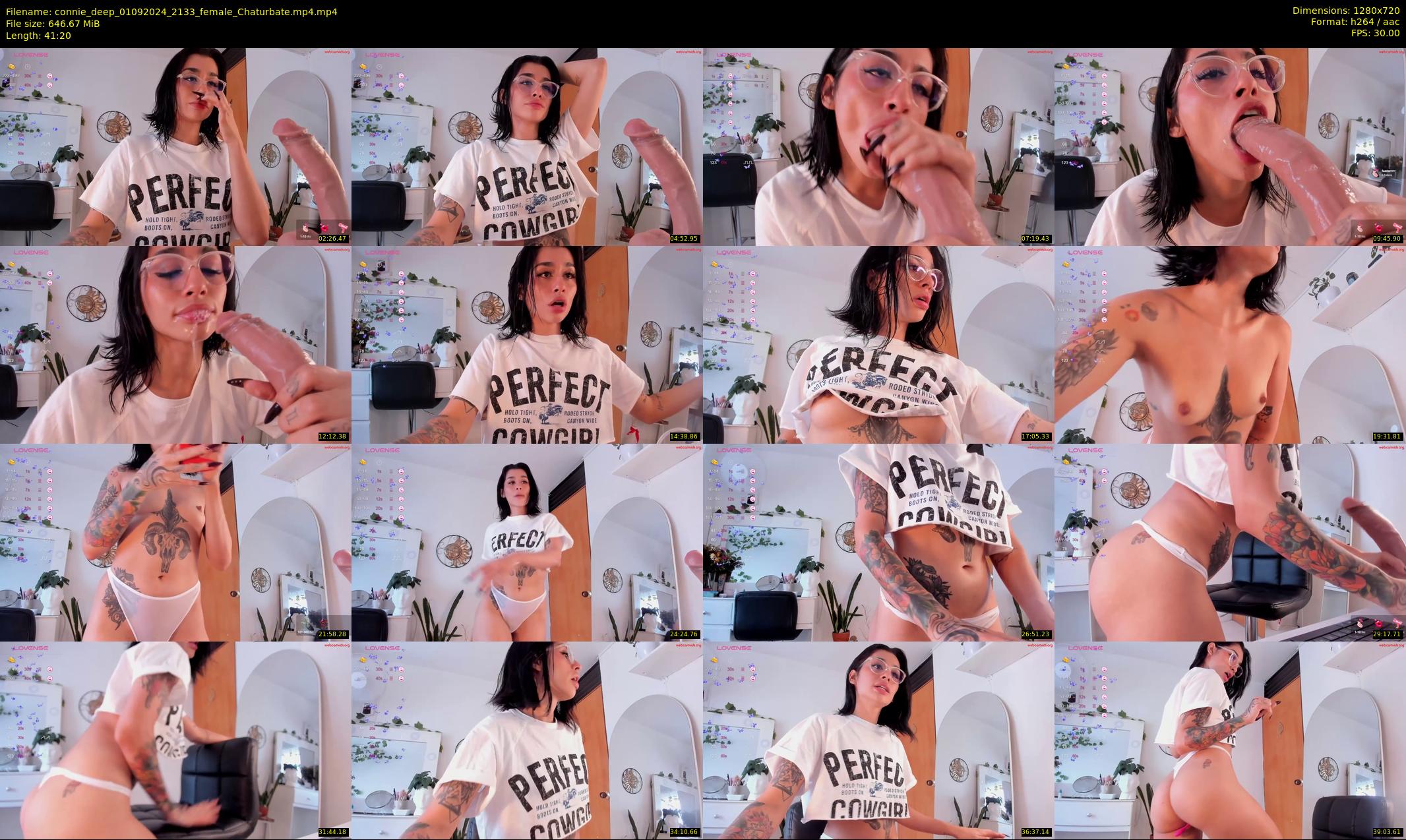 connie_deep — 42 minute Chaturbate female cam show recording, 720p, Sep 1, 2024