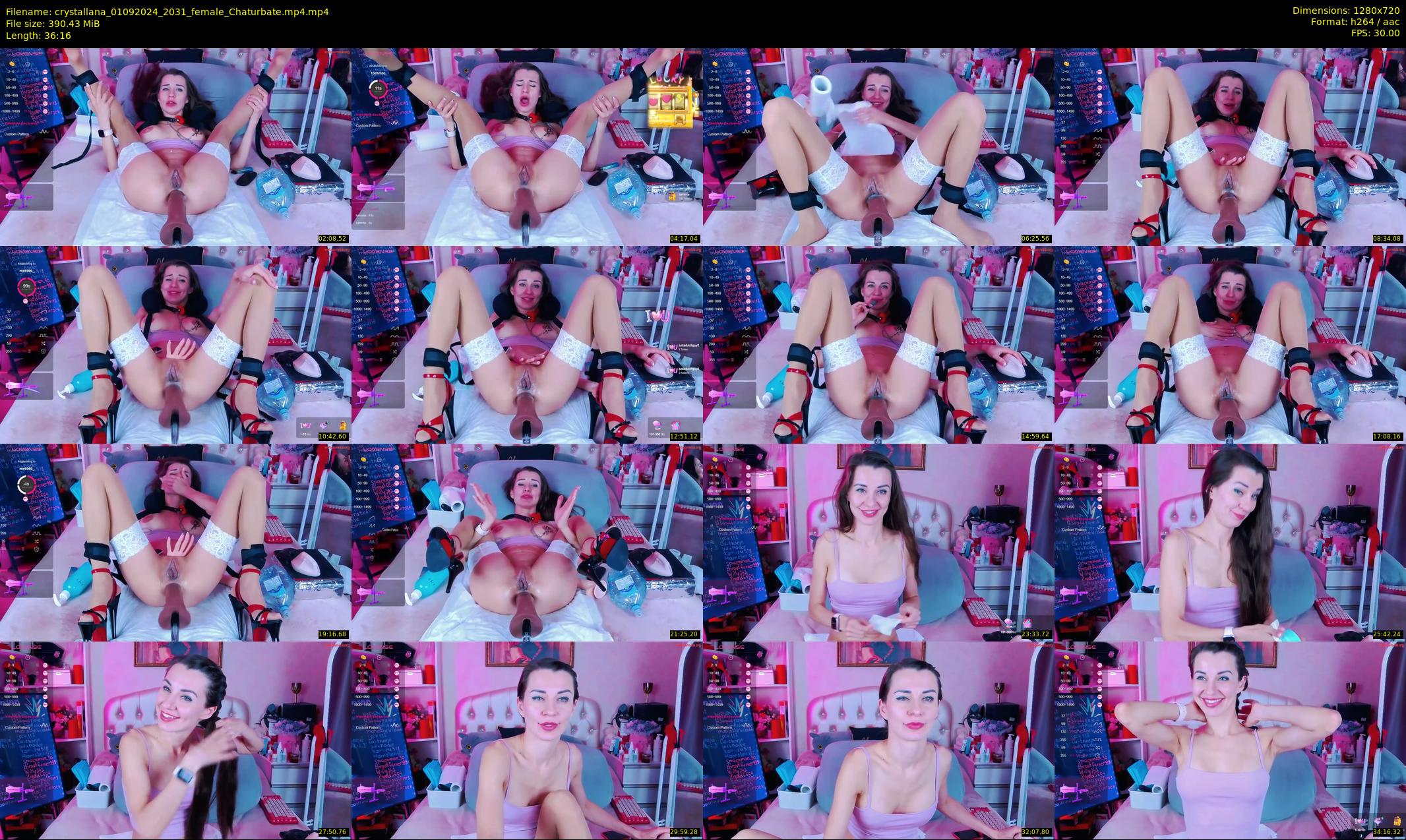 crystallana — 37 minute Chaturbate female cam show recording, 720p, Sep 1, 2024