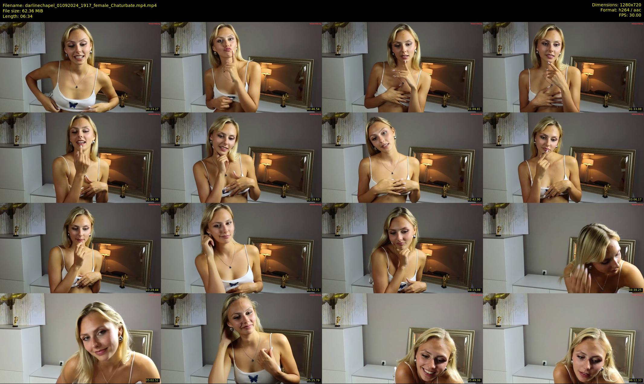 darlinechapel — 7 minute Chaturbate female cam show recording, 720p, Sep 1, 2024