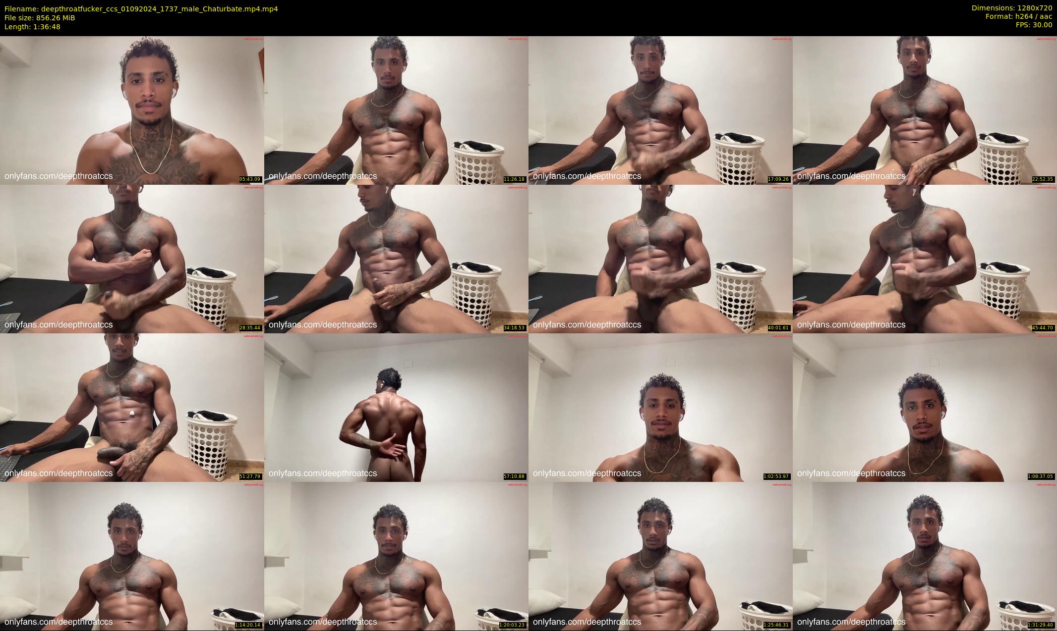 deepthroatfucker_ccs — 97 minute Chaturbate male cam show recording, 720p, Sep 1, 2024