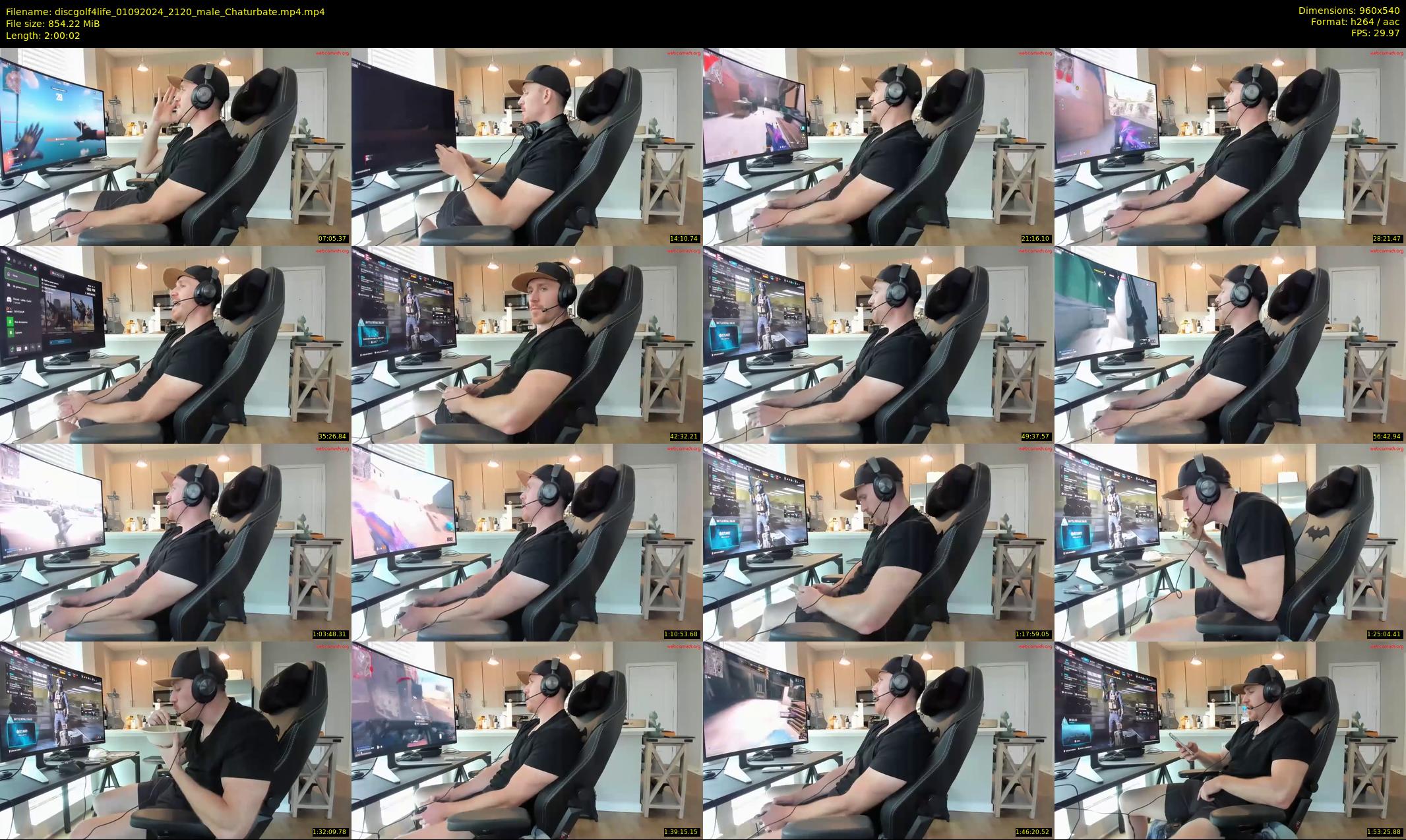 discgolf4life — 121 minute Chaturbate male cam show recording, 480p, Sep 1, 2024