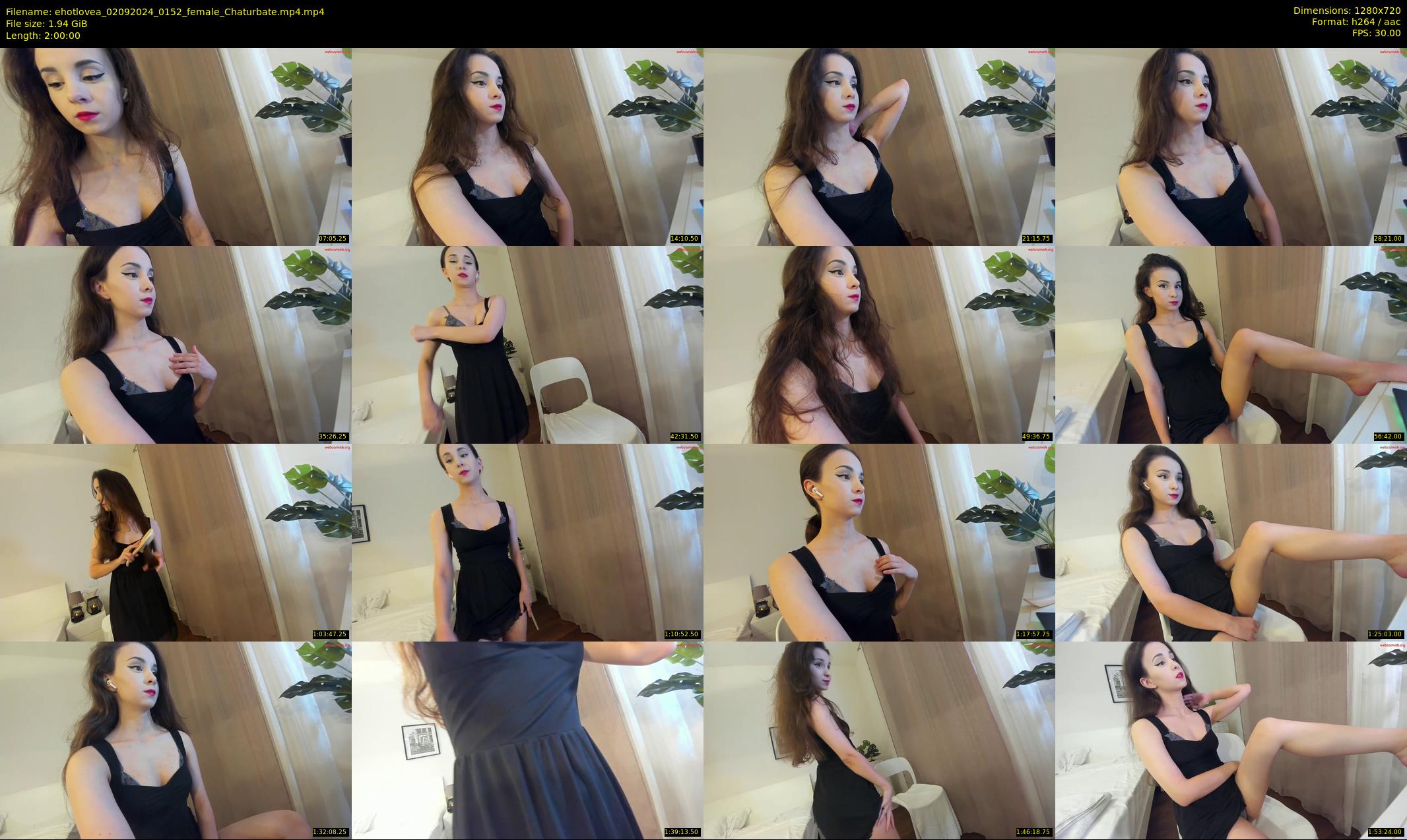 ehotlovea — 120 minute Chaturbate female cam show recording, 720p, Sep 2, 2024