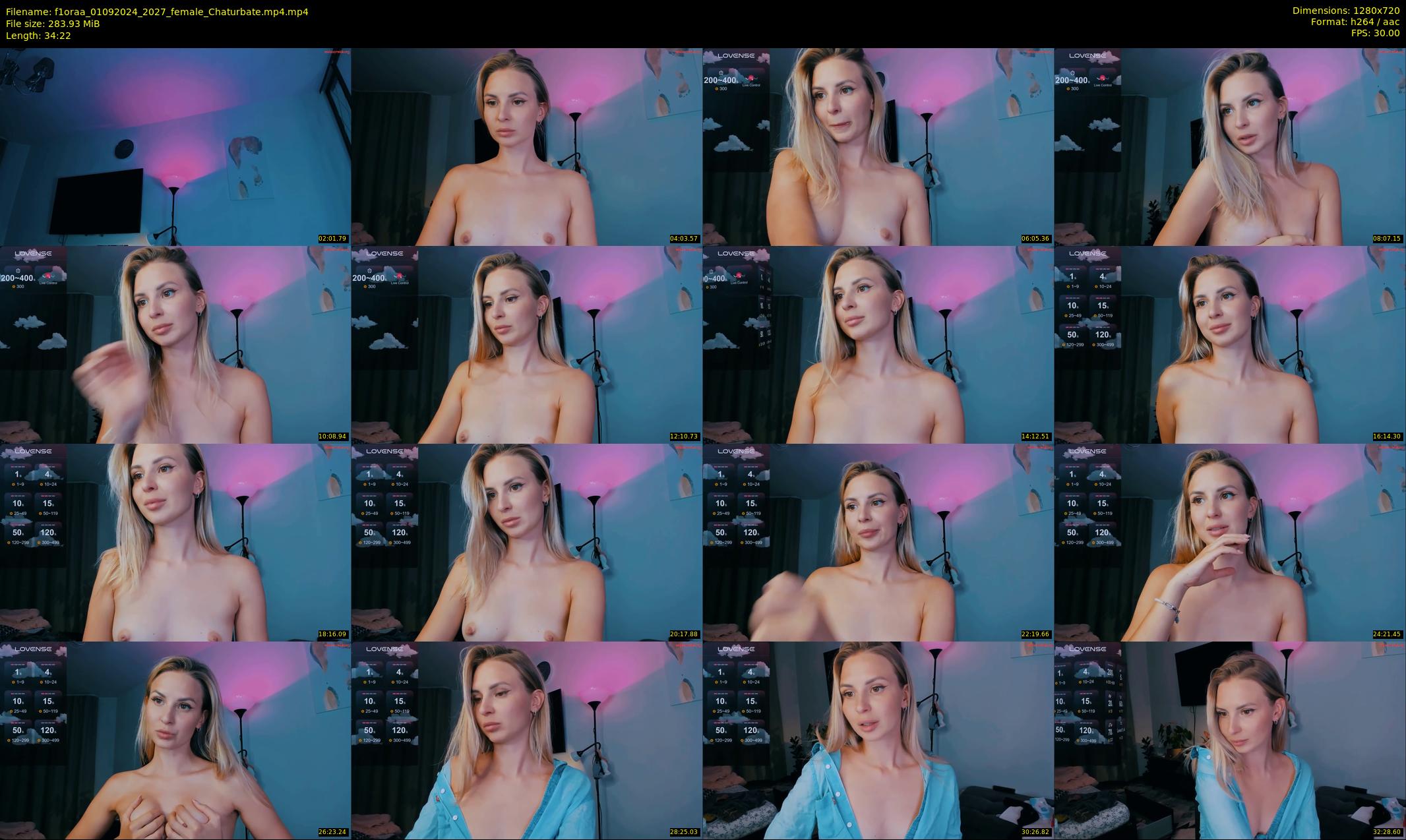f1oraa — 35 minute Chaturbate female cam show recording, 720p, Sep 1, 2024