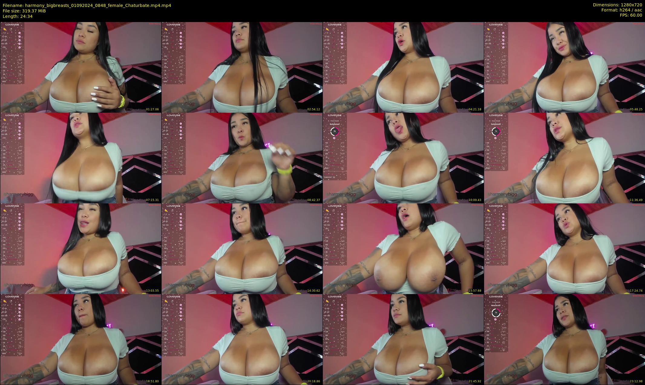 harmony_bigbreasts — 25 minute Chaturbate female cam show recording, 720p, Sep 1, 2024