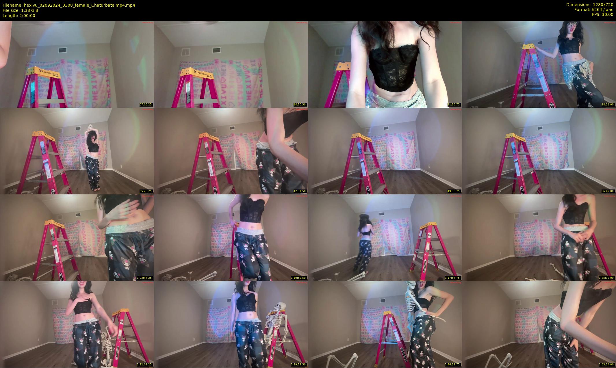 hexivu — 120 minute Chaturbate female cam show recording, 720p, Sep 2, 2024