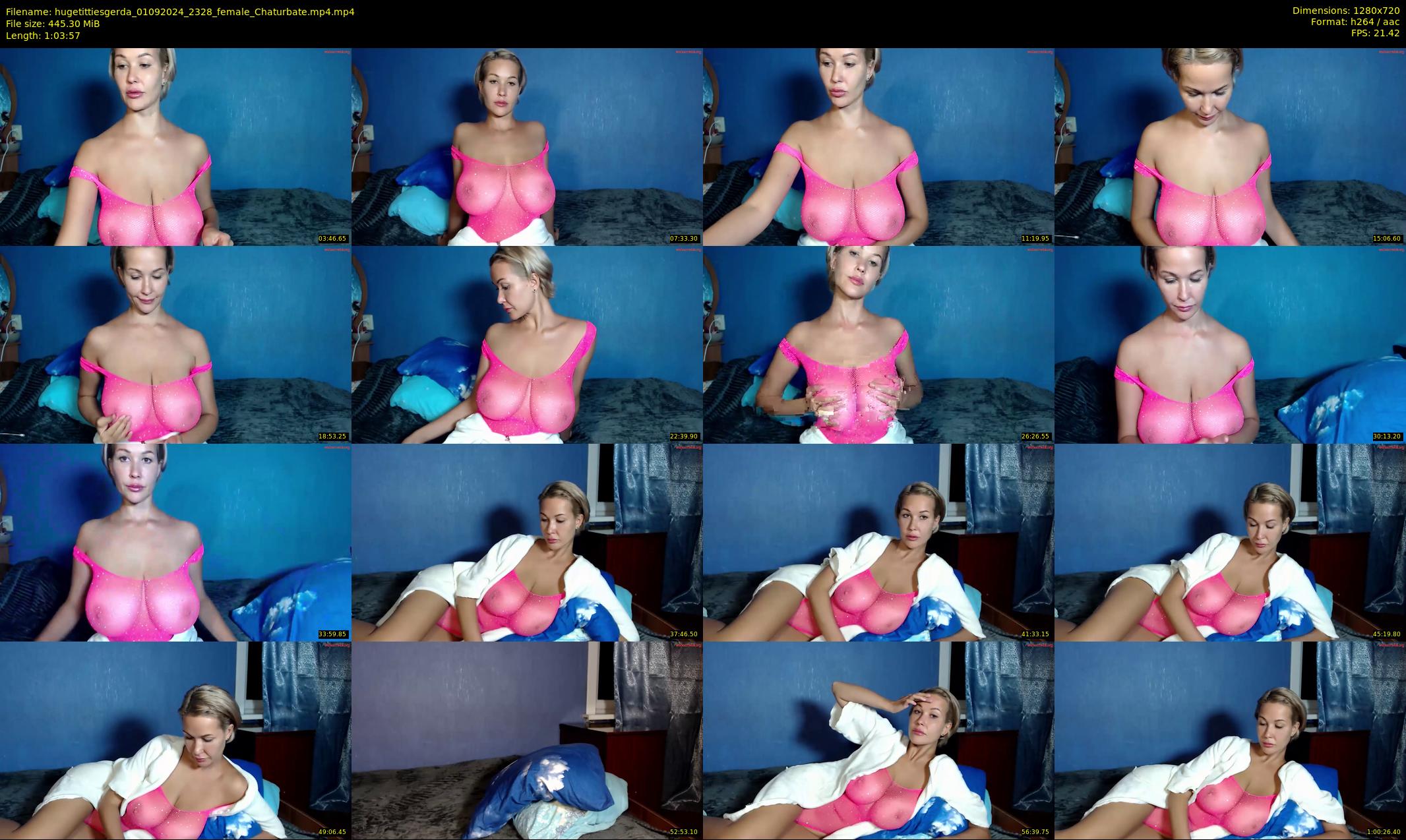 hugetittiesgerda — 64 minute Chaturbate female cam show recording, 720p, Sep 1, 2024