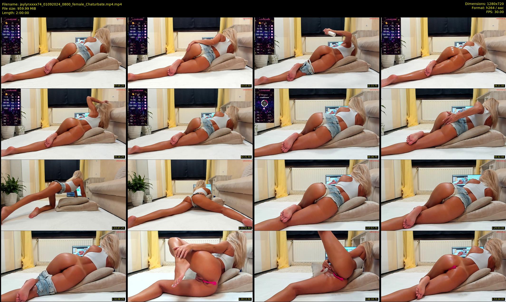 jaylynxxxx74 — 120 minute Chaturbate female cam show recording, 720p, Sep 1, 2024