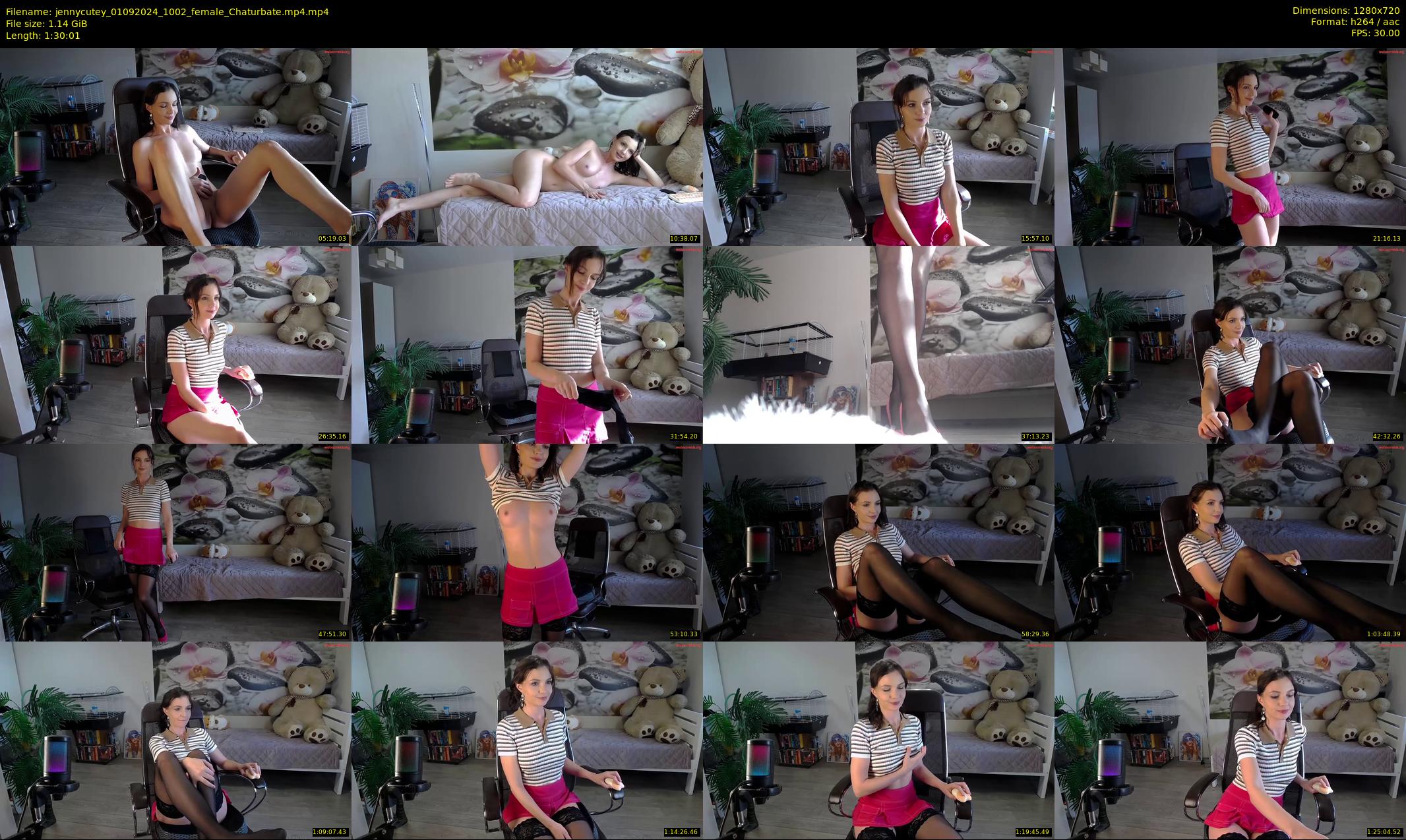 jennycutey — 91 minute Chaturbate female cam show recording, 720p, Sep 1, 2024
