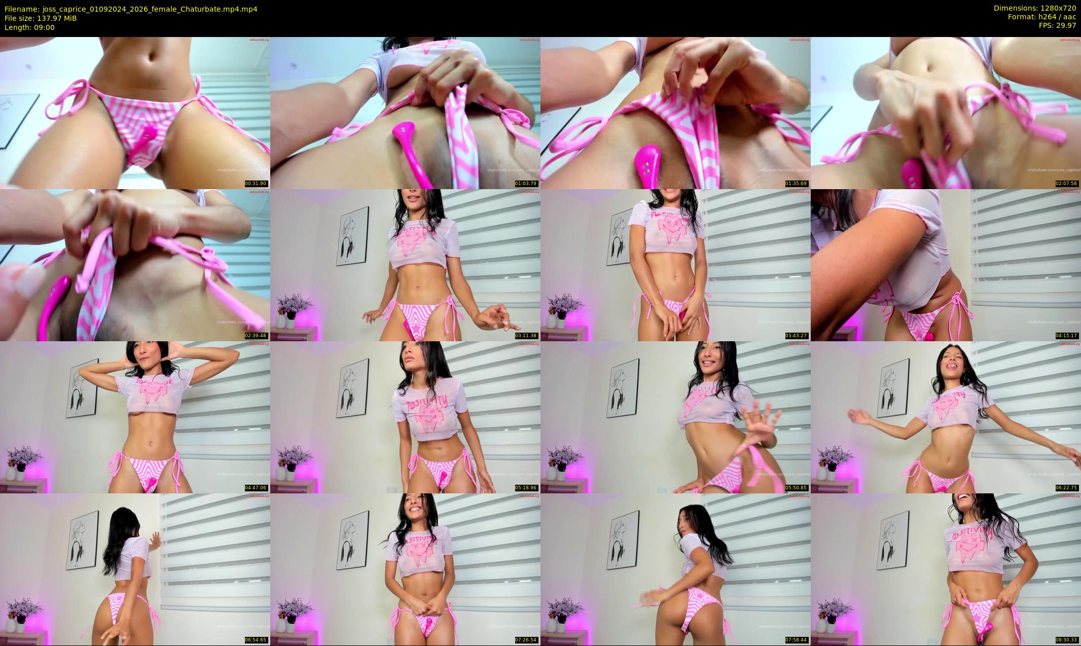 joss_caprice — 9 minute Chaturbate female cam show recording, 720p, Sep 1, 2024