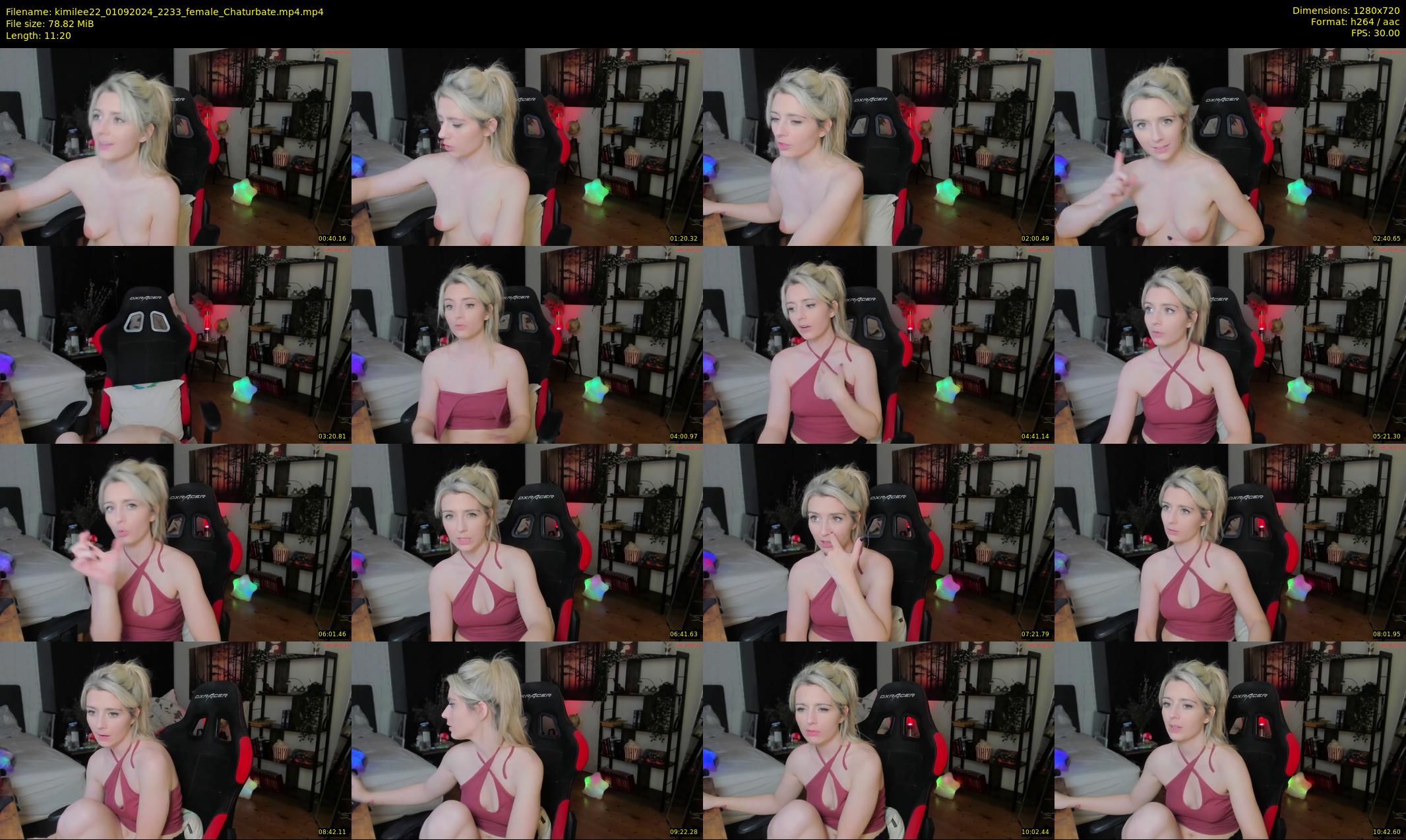 kimilee22 — 12 minute Chaturbate female cam show recording, 720p, Sep 1, 2024