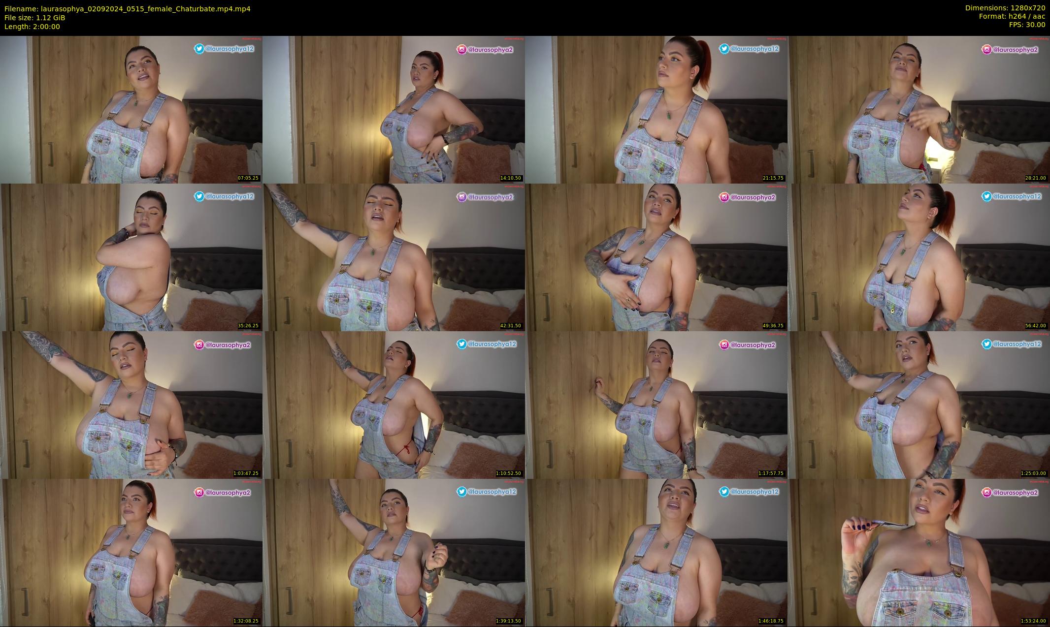 laurasophya — 120 minute Chaturbate female cam show recording, 720p, Sep 2, 2024
