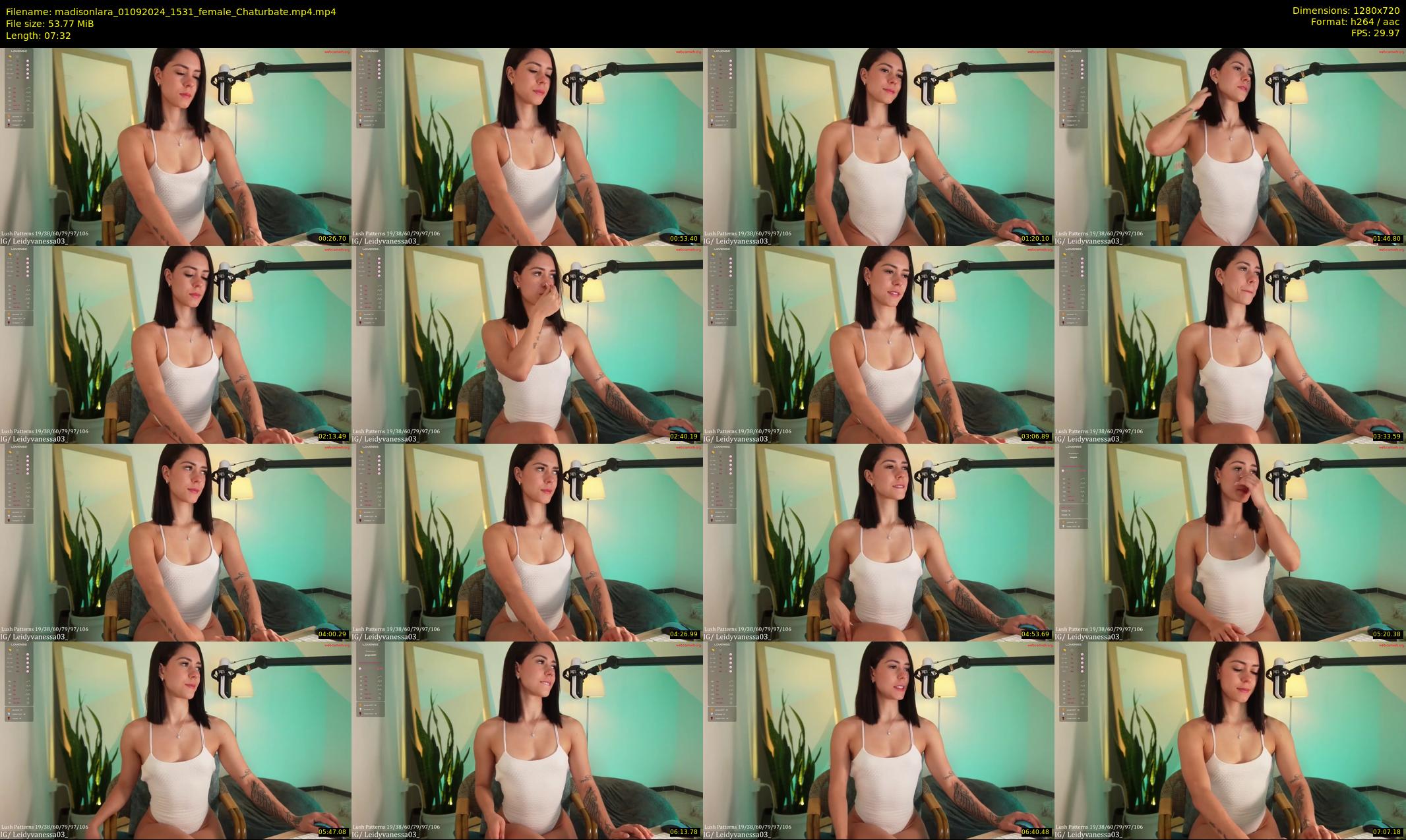 madisonlara — 8 minute Chaturbate female cam show recording, 720p, Sep 1, 2024