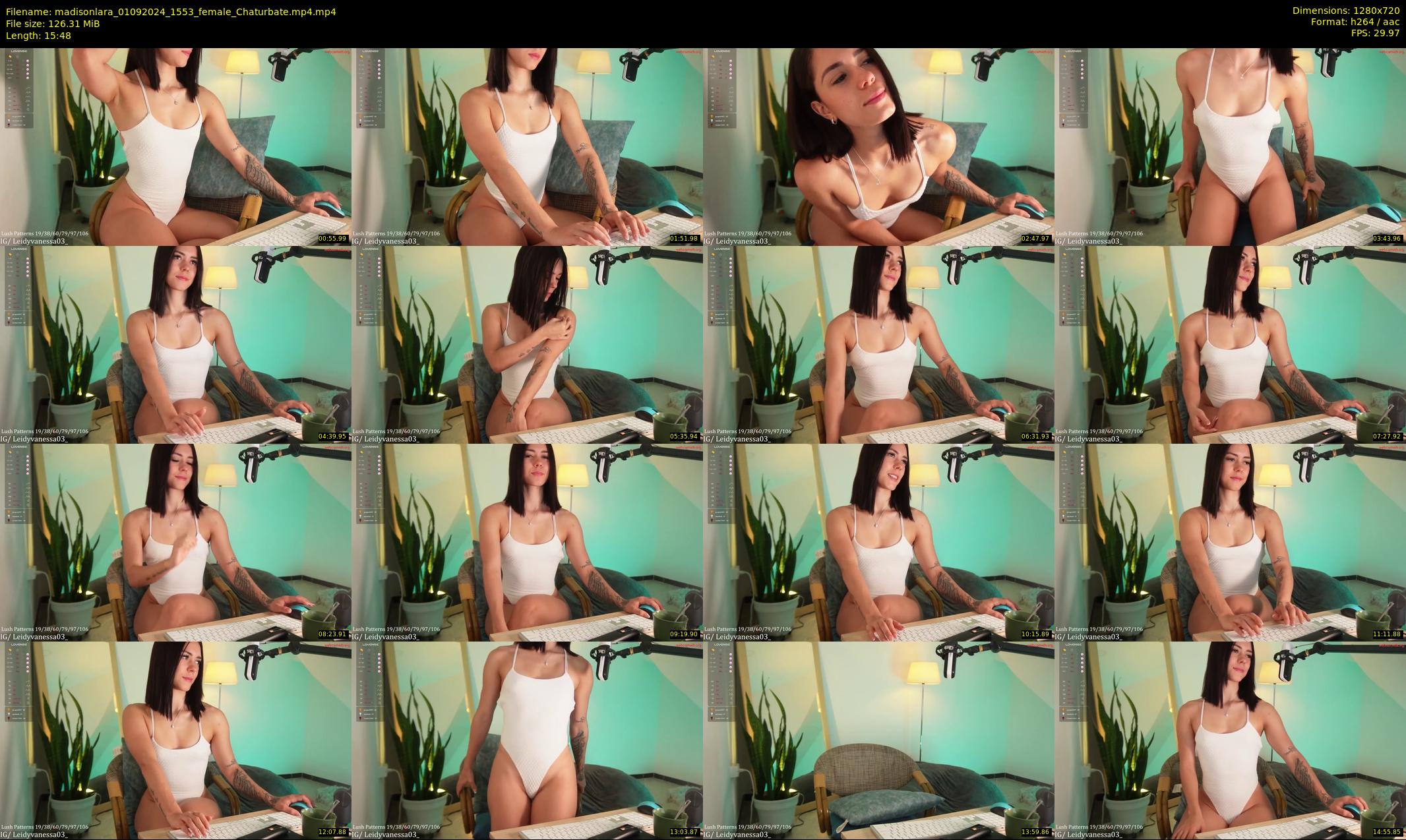 madisonlara — 16 minute Chaturbate female cam show recording, 720p, Sep 1, 2024
