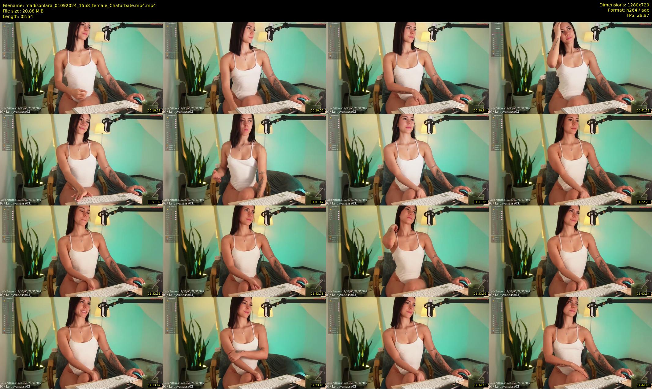 madisonlara — 3 minute Chaturbate female cam show recording, 720p, Sep 1, 2024