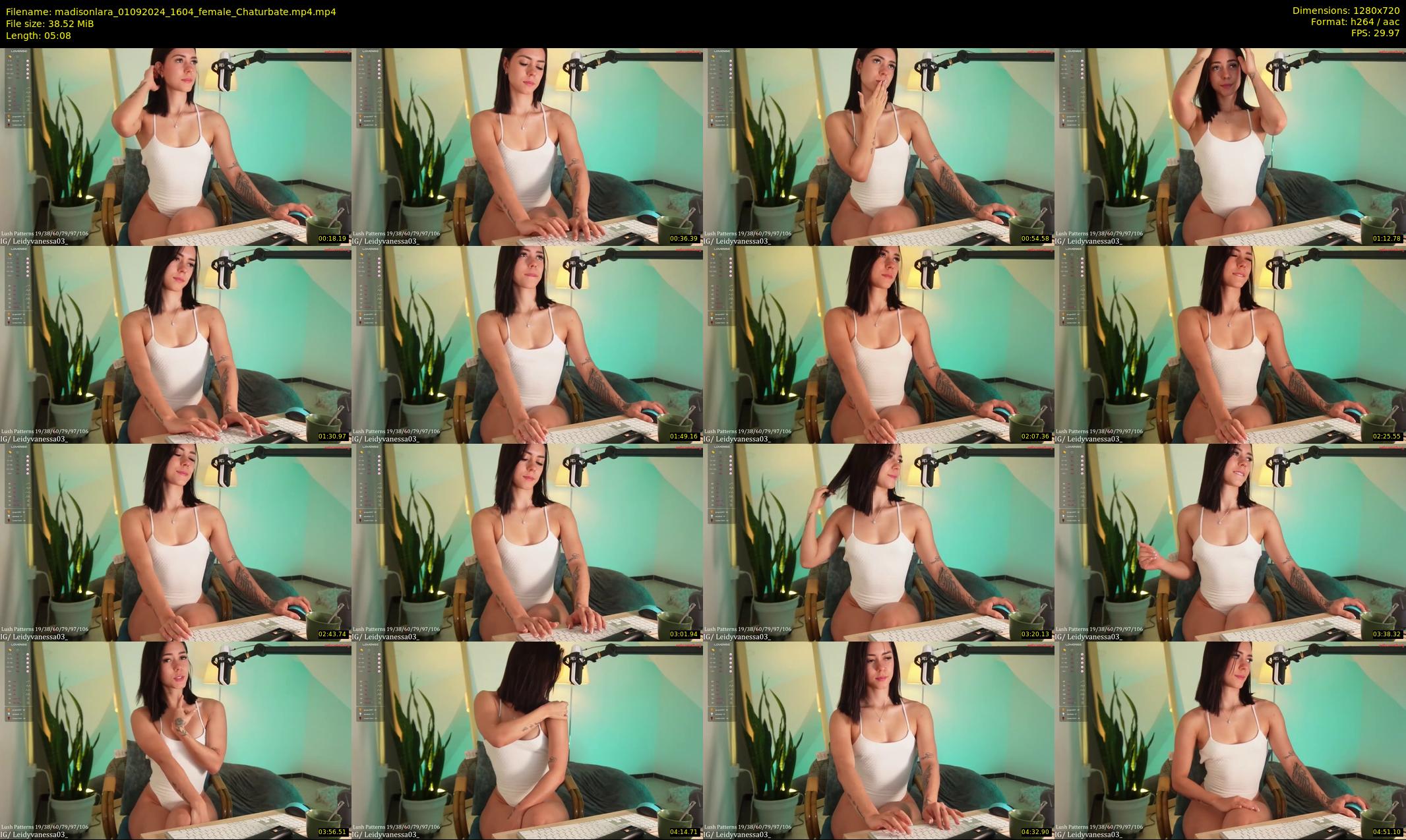 madisonlara — 6 minute Chaturbate female cam show recording, 720p, Sep 1, 2024