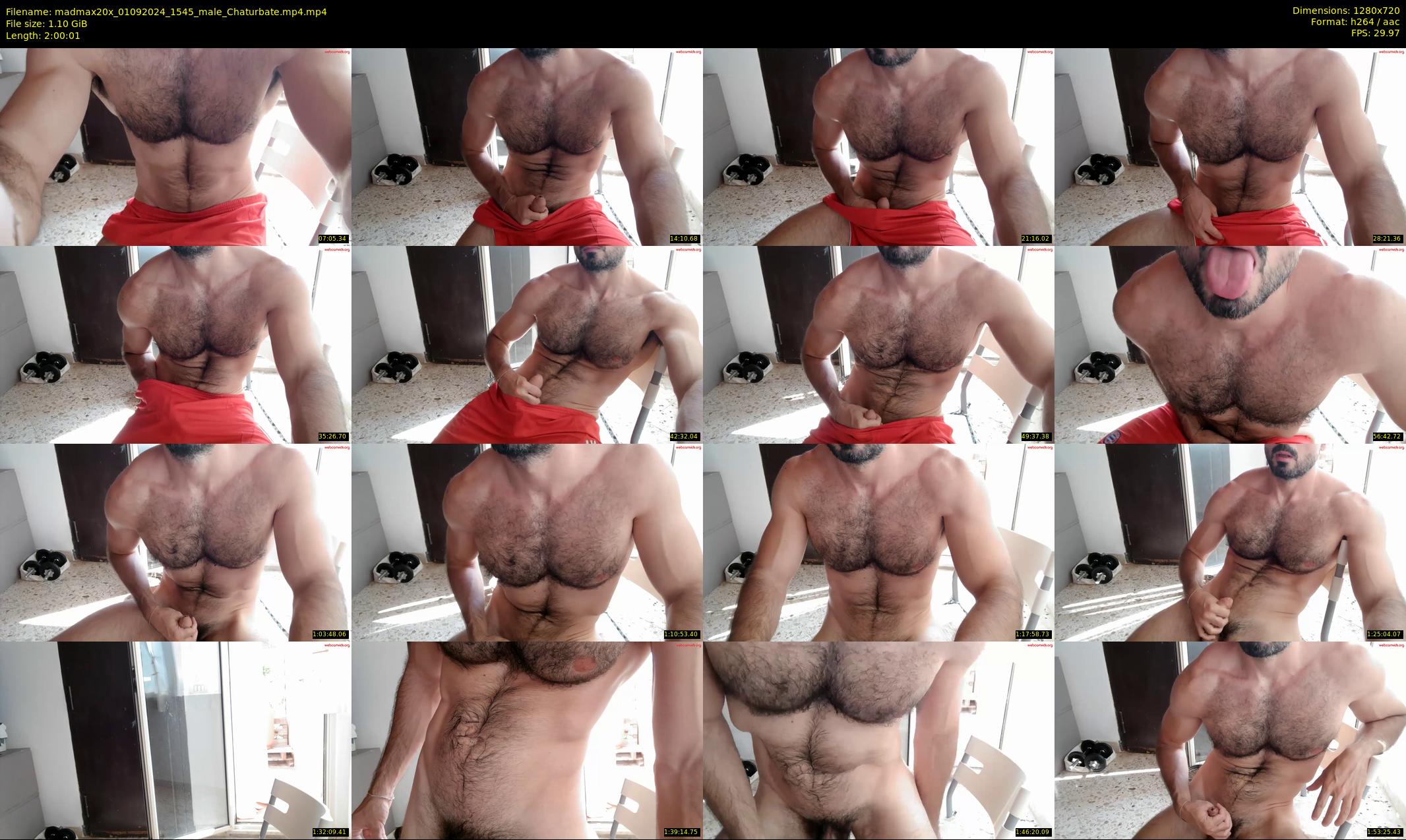 madmax20x — 121 minute Chaturbate male cam show recording, 720p, Sep 1, 2024