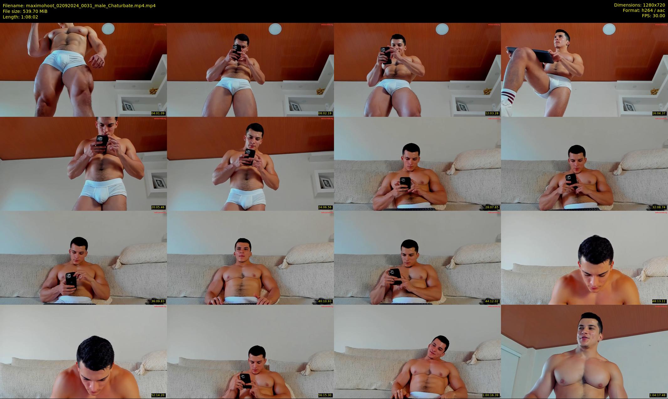 maximohoot — 69 minute Chaturbate male cam show recording, 720p, Sep 2, 2024
