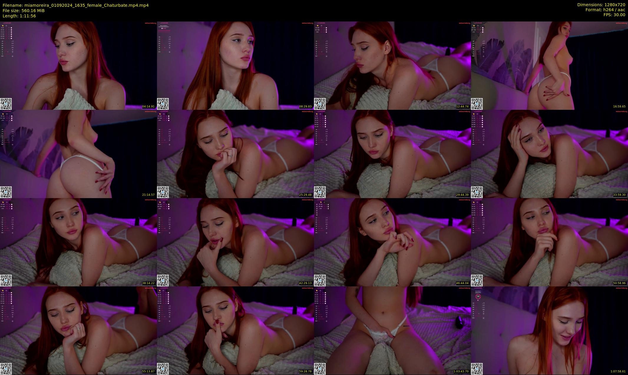 miamoreira — 72 minute Chaturbate female cam show recording, 720p, Sep 1, 2024