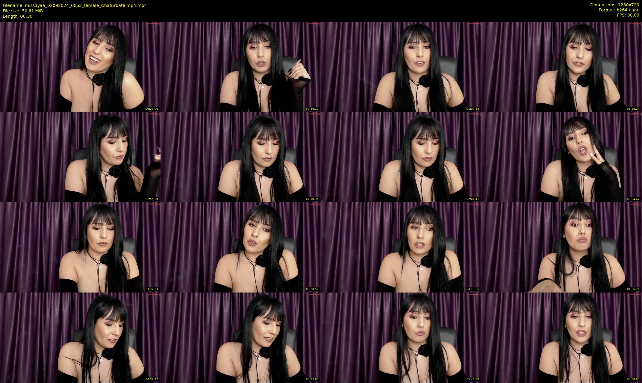missdyaa — 7 minute Chaturbate female cam show recording, 720p, Sep 2, 2024
