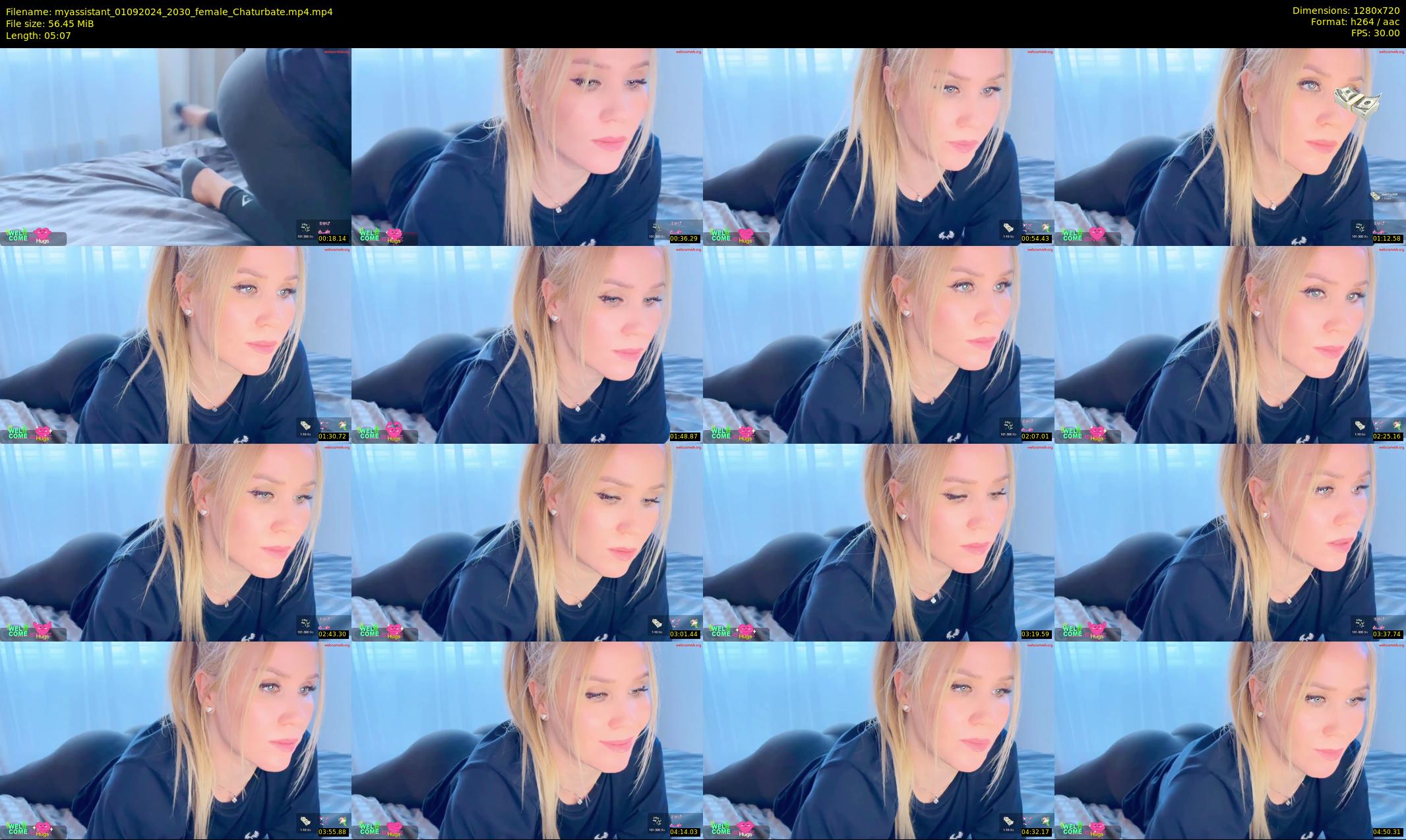 myassistant — 6 minute Chaturbate female cam show recording, 720p, Sep 1, 2024