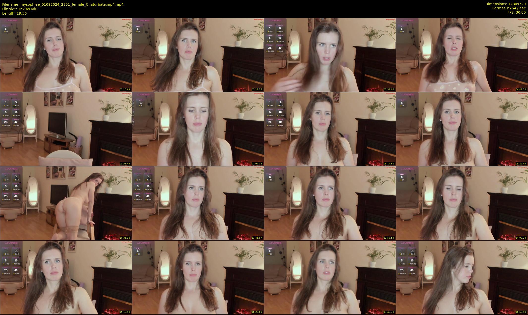 mysophiee — 20 minute Chaturbate female cam show recording, 720p, Sep 1, 2024