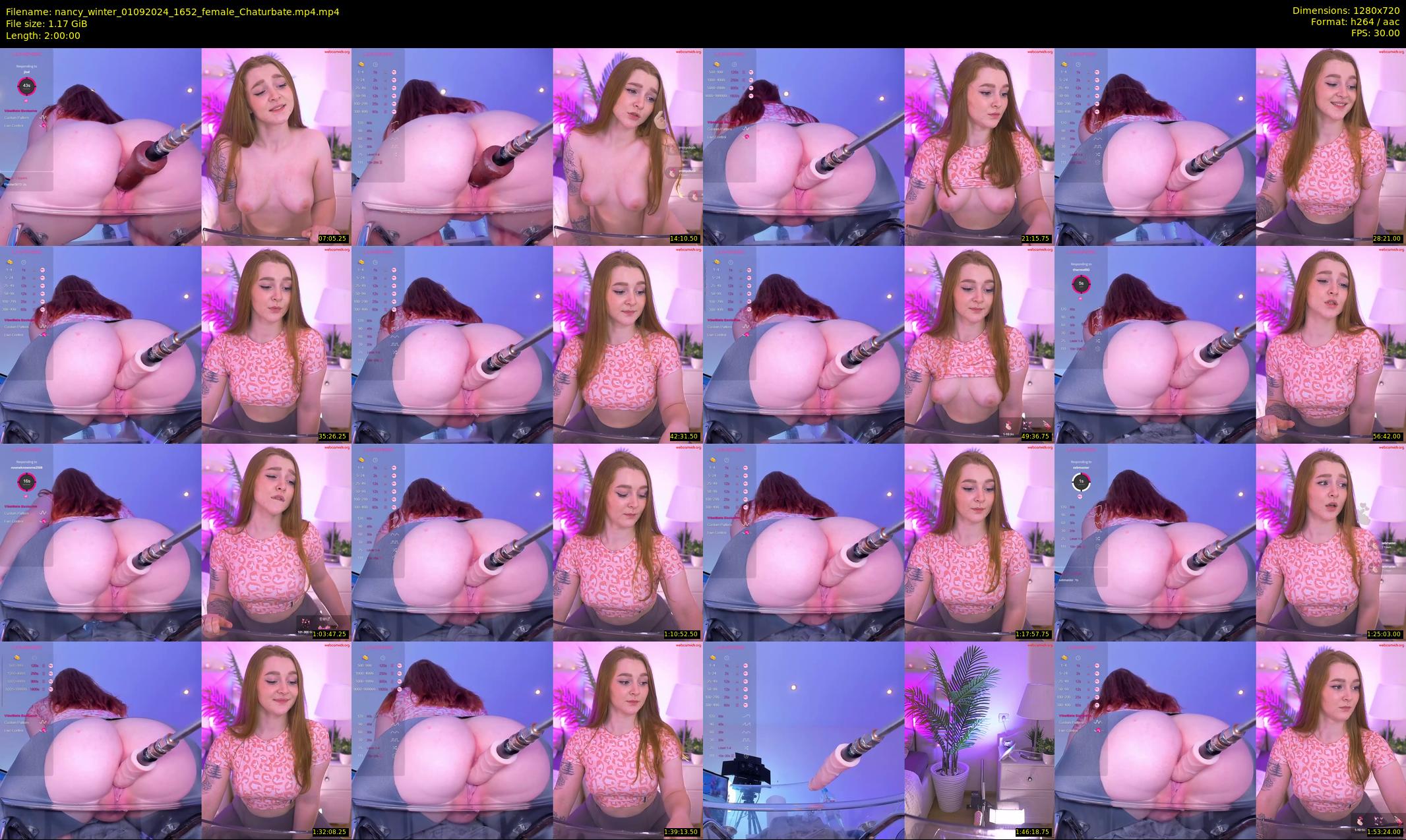 nancy_winter — 120 minute Chaturbate female cam show recording, 720p, Sep 1, 2024