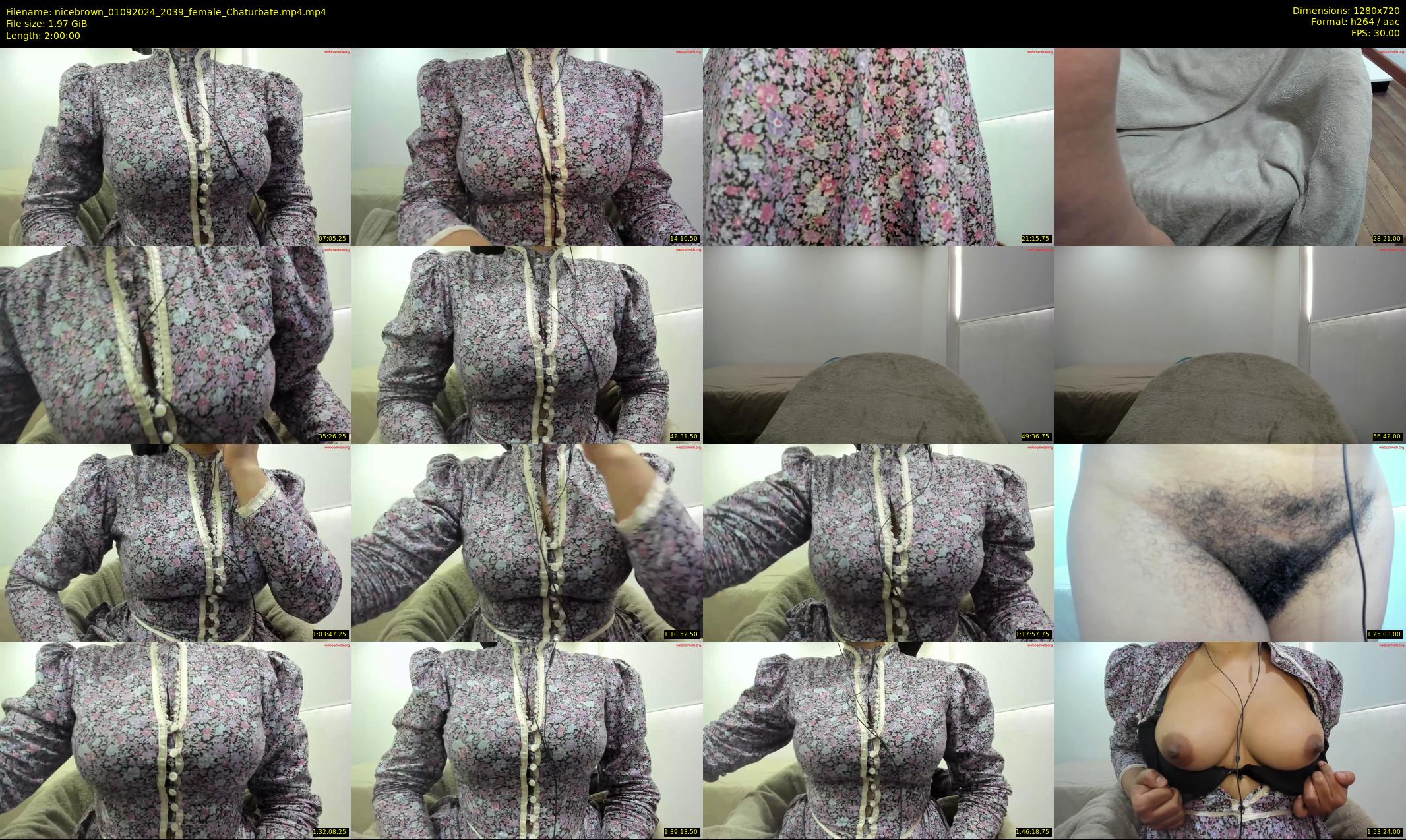 nicebrown — 120 minute Chaturbate female cam show recording, 720p, Sep 1, 2024
