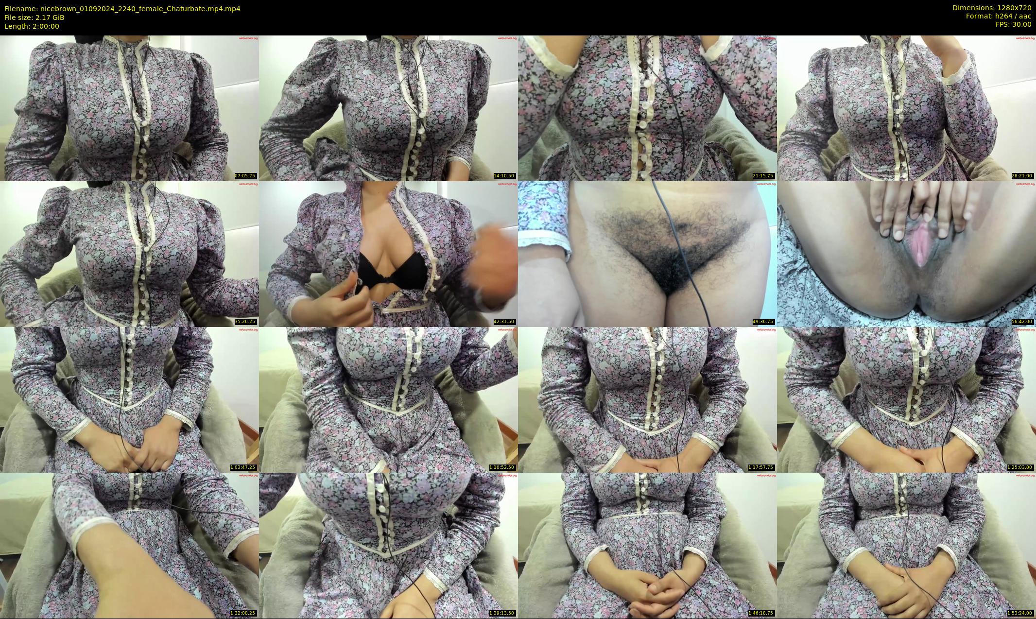 nicebrown — 120 minute Chaturbate female cam show recording, 720p, Sep 1, 2024