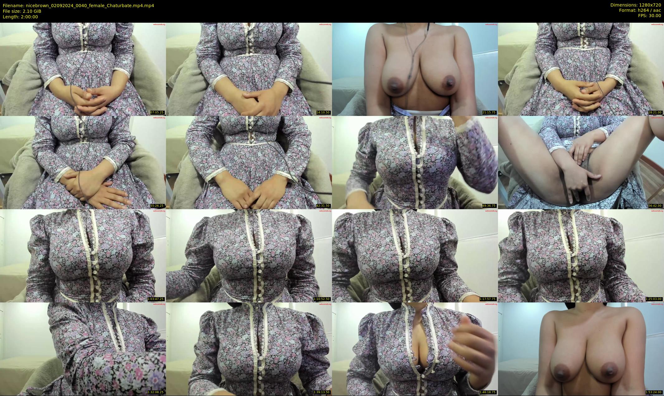 nicebrown — 120 minute Chaturbate female cam show recording, 720p, Sep 2, 2024