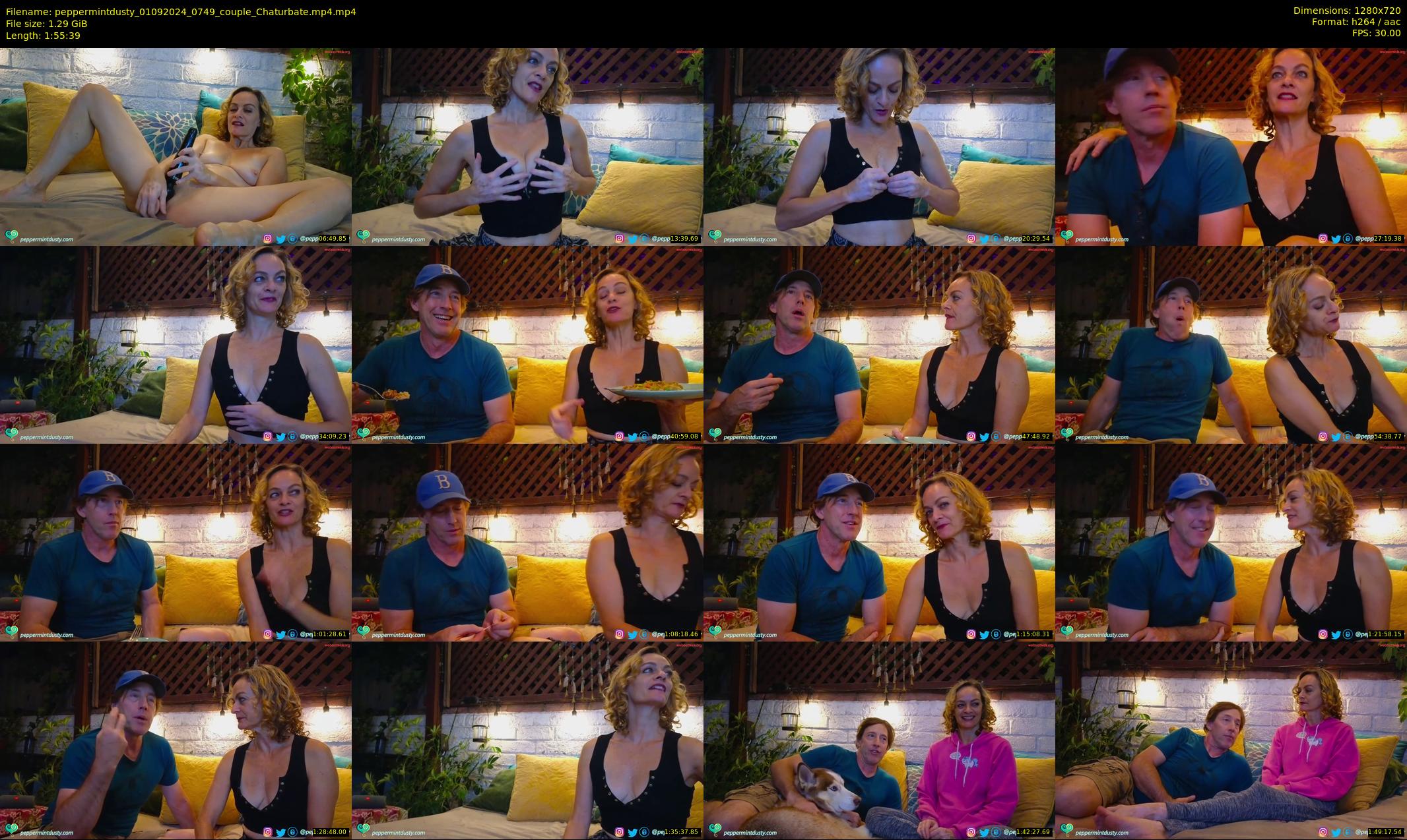peppermintdusty — 116 minute Chaturbate couple cam show recording, 720p, Sep 1, 2024