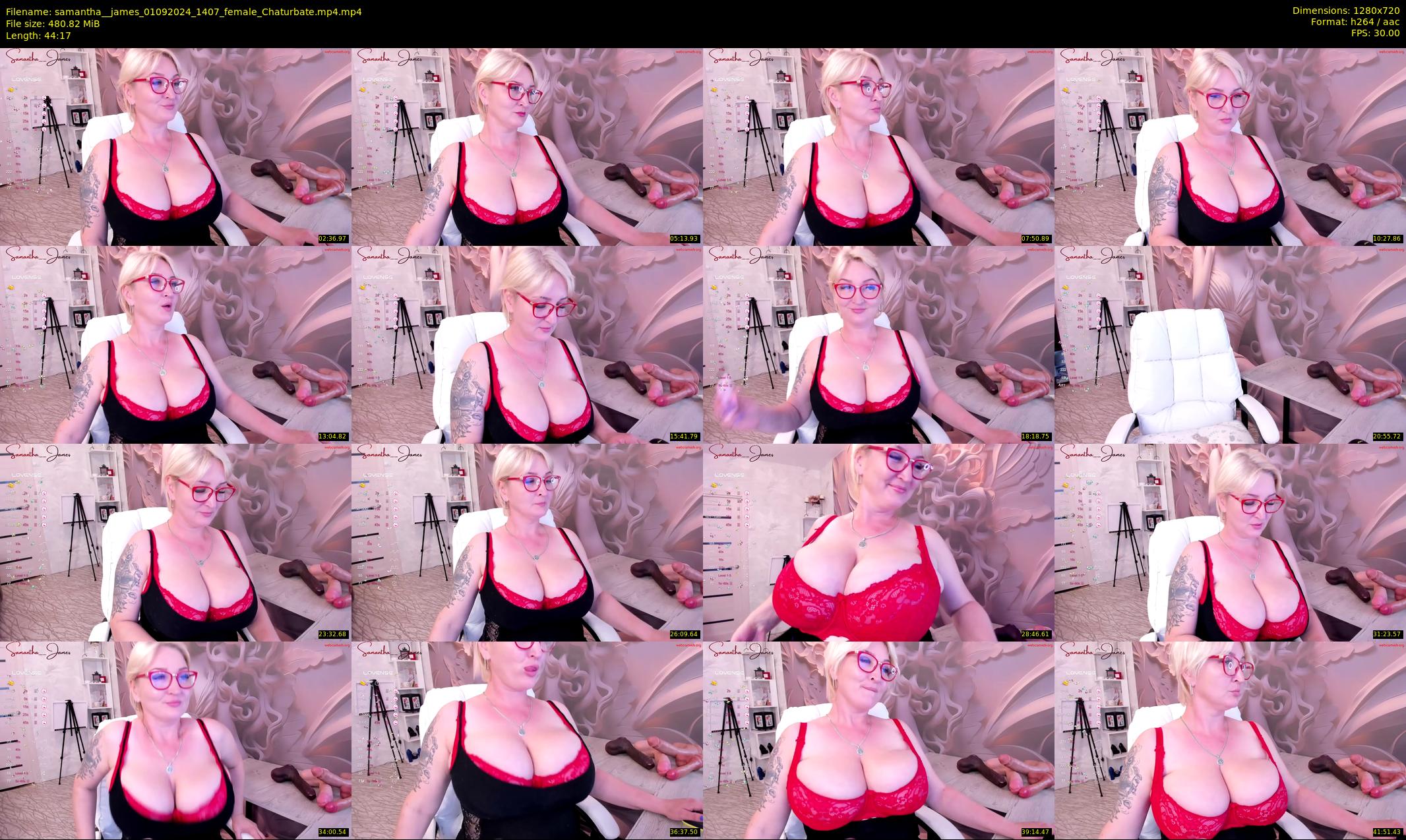 samantha__james — 45 minute Chaturbate female cam show recording, 720p, Sep 1, 2024