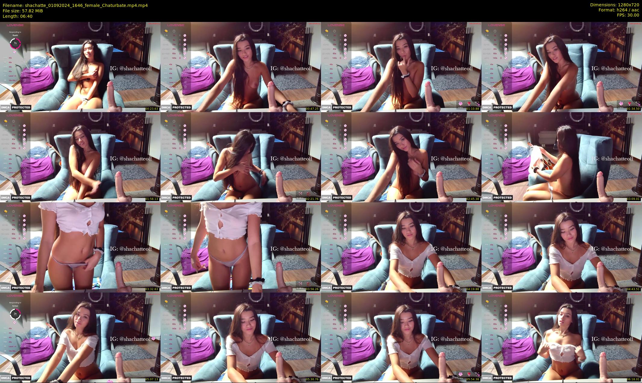 shachatte — 7 minute Chaturbate couple cam show recording, 720p, Sep 1, 2024