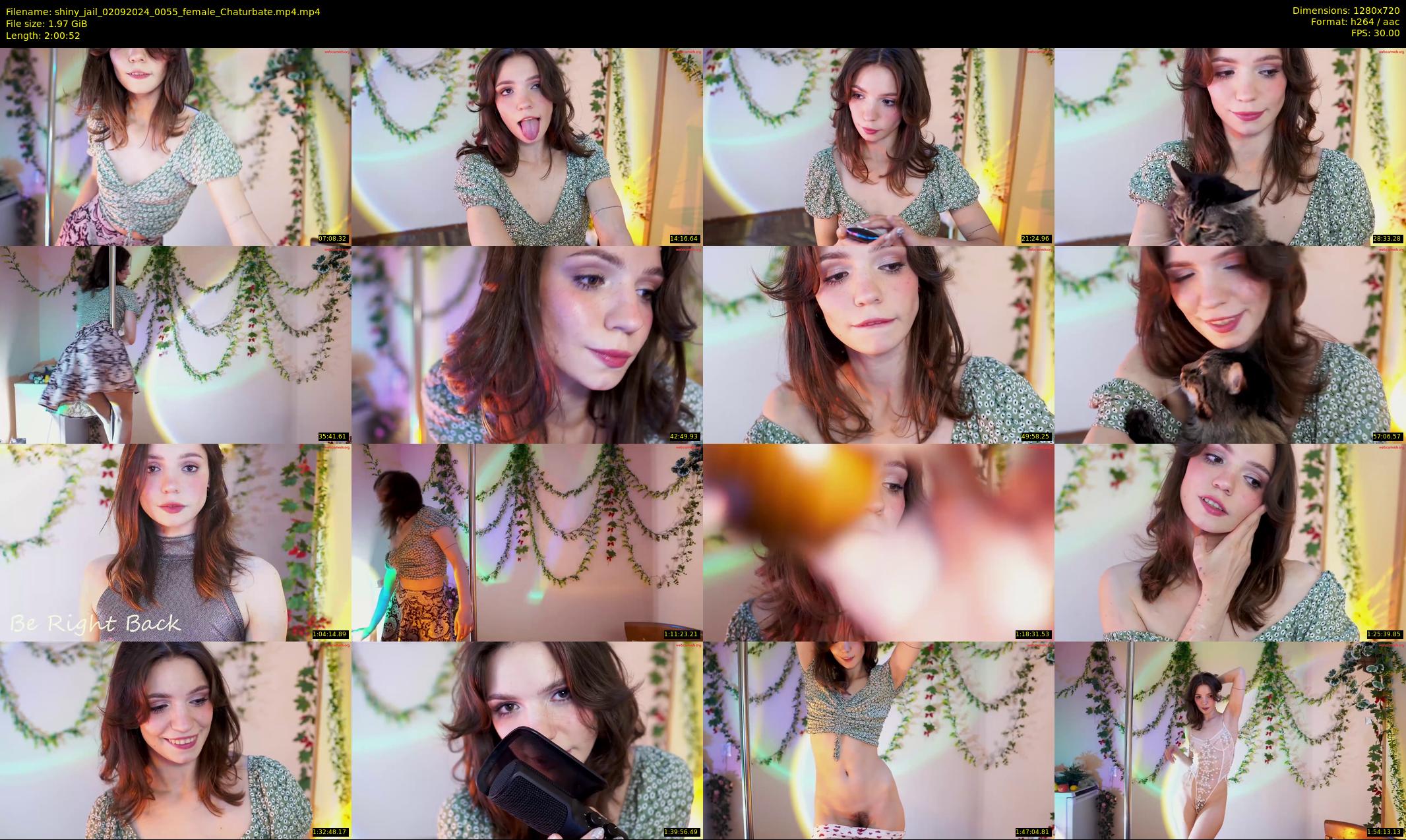 shiny_jail — 121 minute Chaturbate female cam show recording, 720p, Sep 2, 2024
