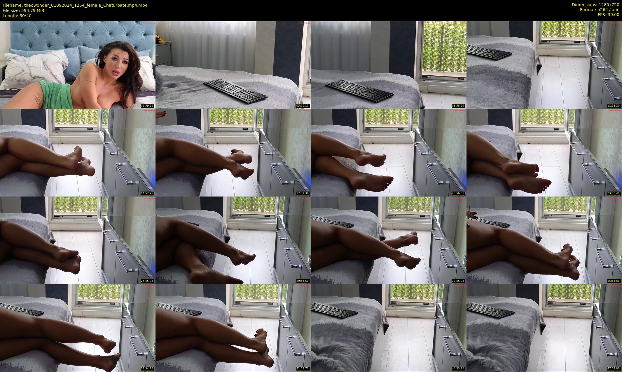 theowonder — 51 minute Chaturbate female cam show recording, 720p, Sep 1, 2024