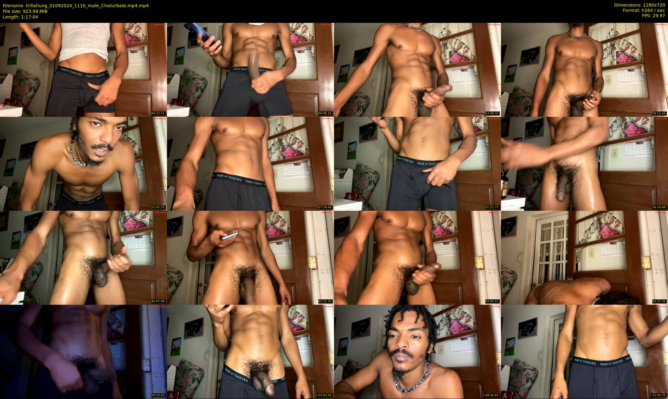 trillahung — 78 minute Chaturbate male cam show recording, 720p, Sep 1, 2024