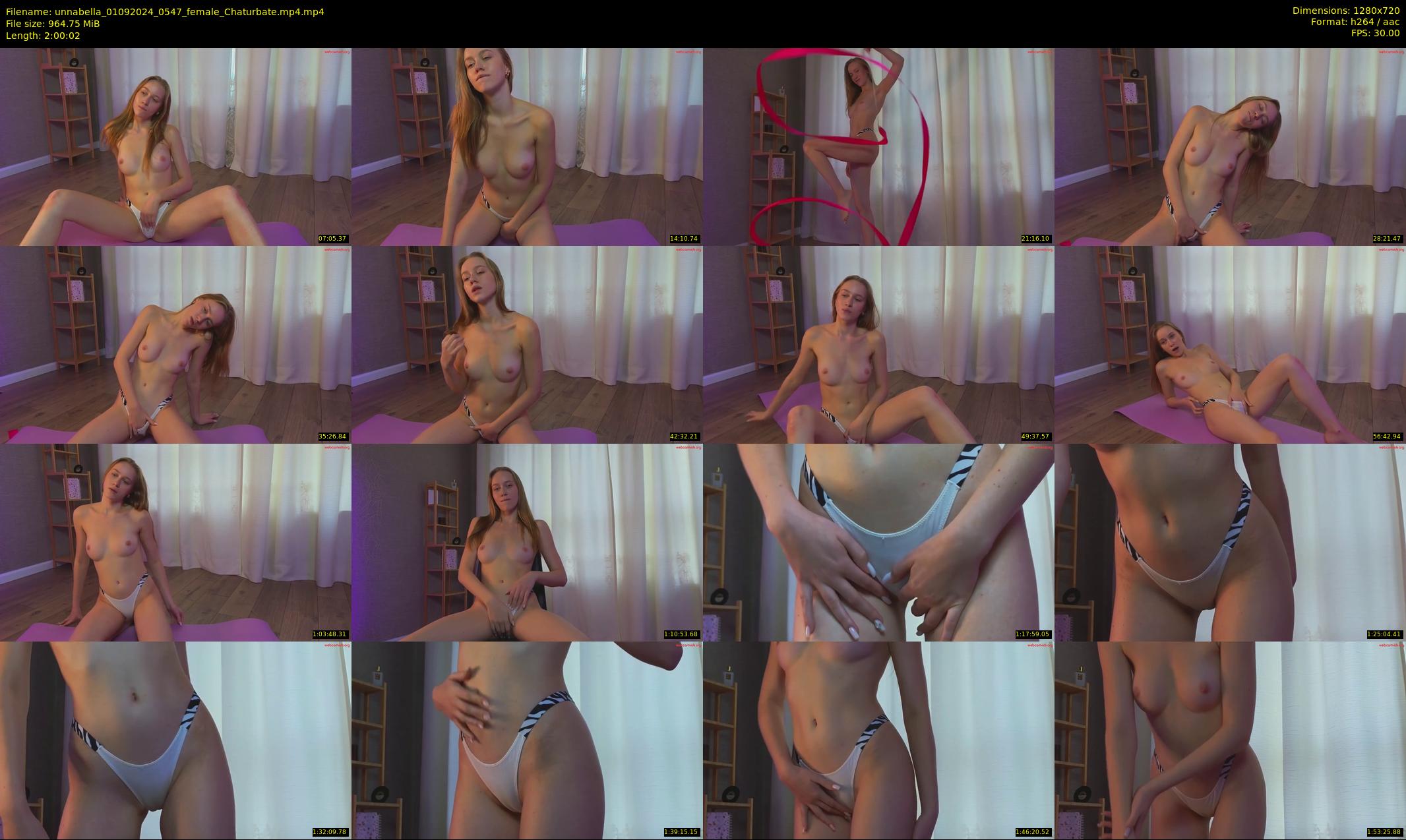 unnabella — 121 minute Chaturbate female cam show recording, 720p, Sep 1, 2024