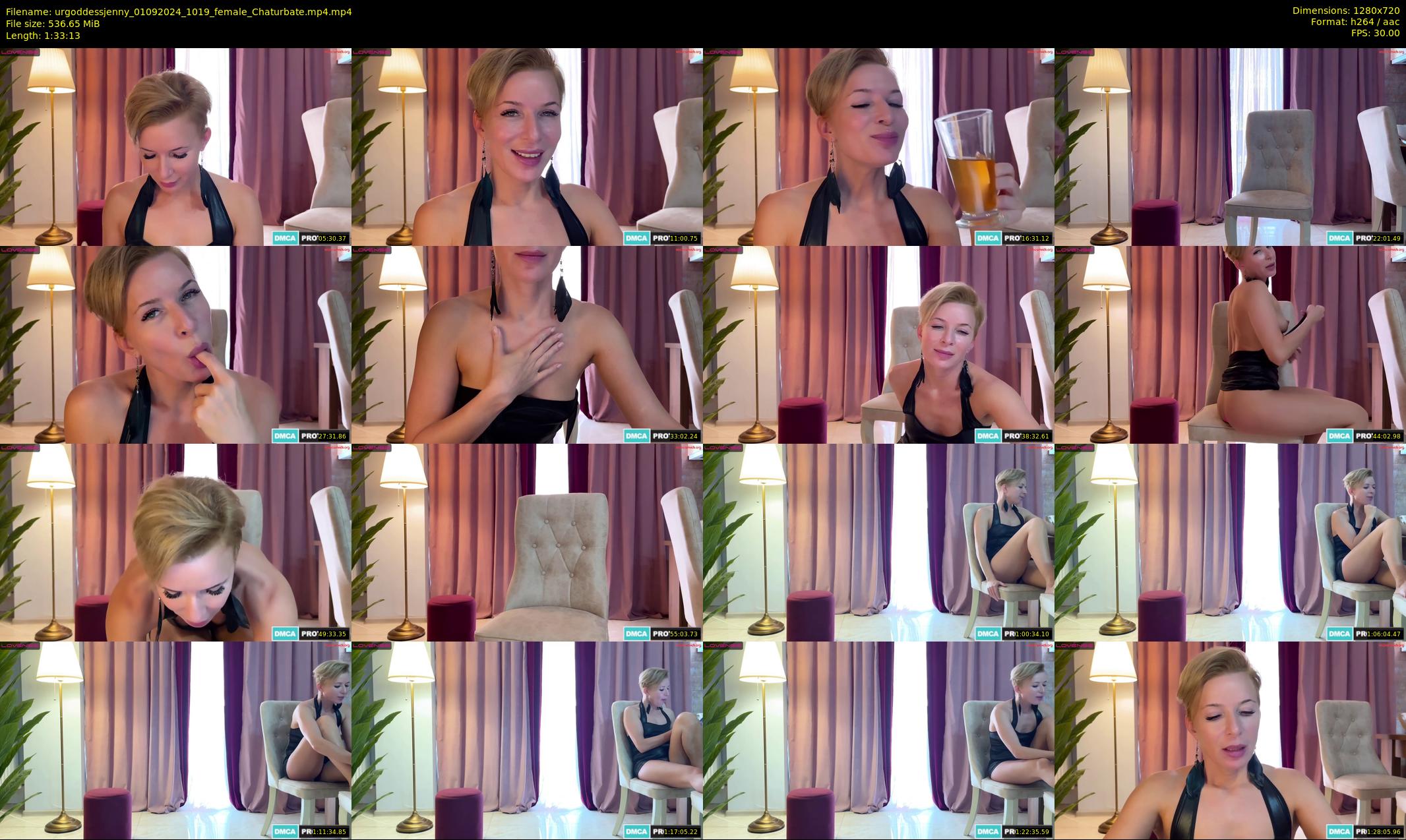 urgoddessjenny — 94 minute Chaturbate female cam show recording, 720p, Sep 1, 2024