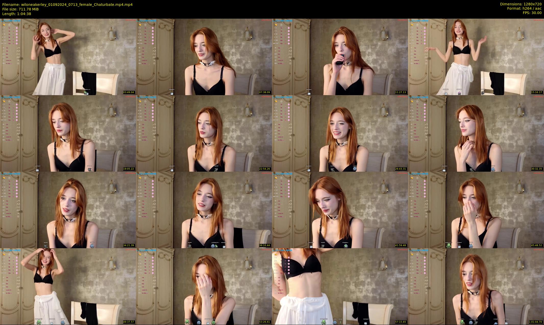 wiloneakerley — 65 minute Chaturbate female cam show recording, 720p, Sep 1, 2024