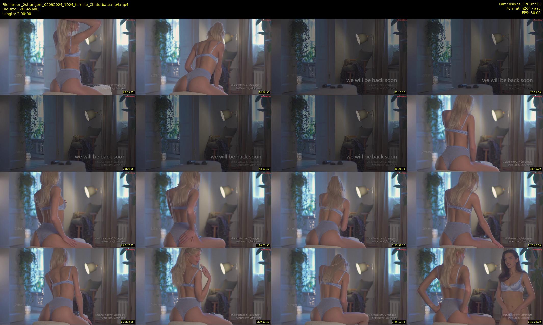 _2strangers — 120 minute Chaturbate couple cam show recording, 720p, Sep 2, 2024
