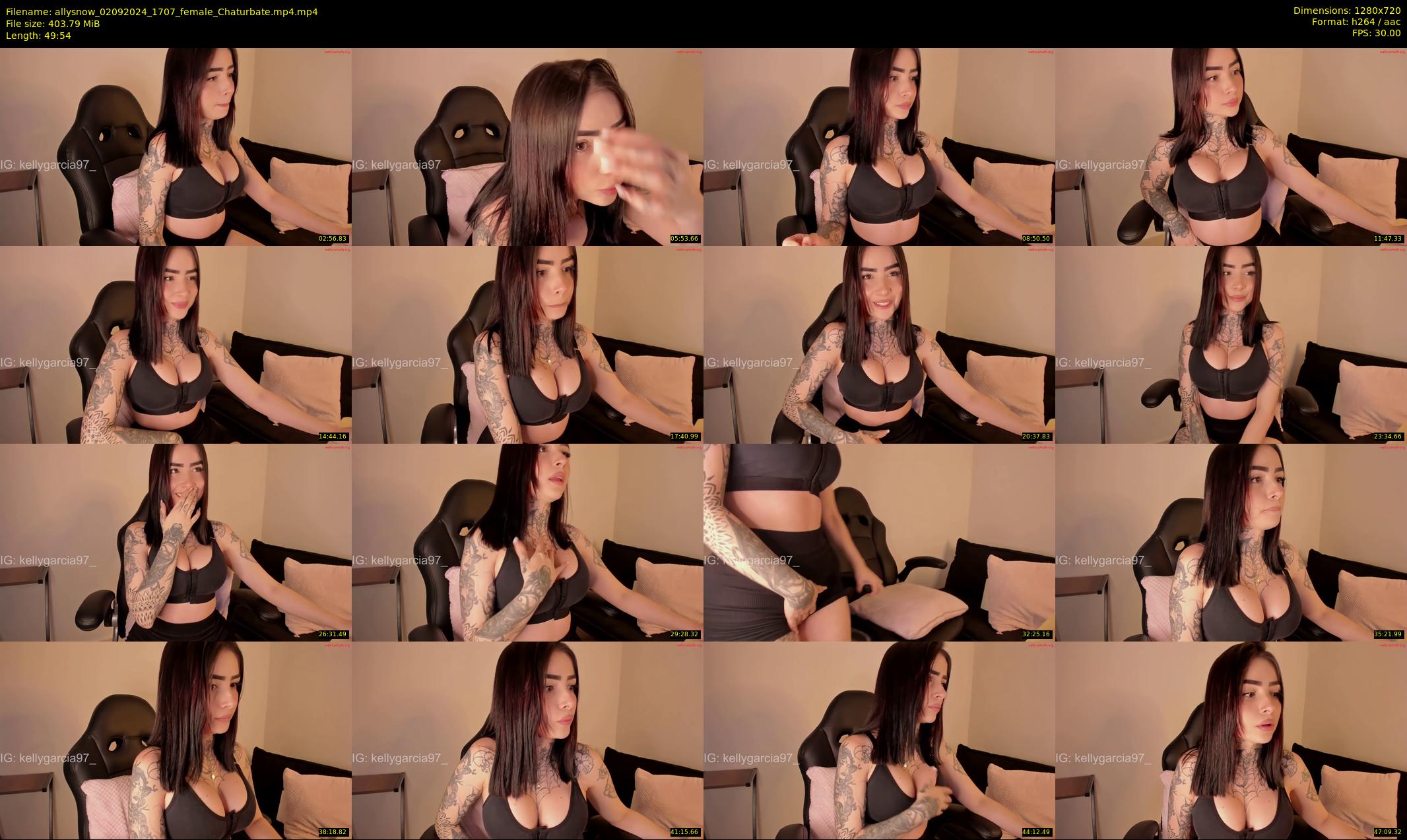 allysnow — 50 minute Chaturbate female cam show recording, 720p, Sep 2, 2024