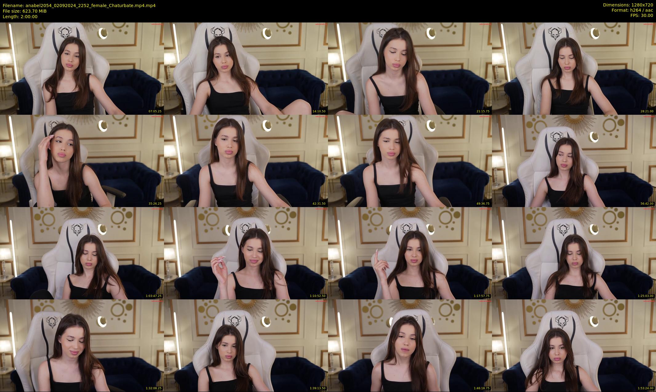 anabel2054 — 120 minute Chaturbate female cam show recording, 720p, Sep 2, 2024