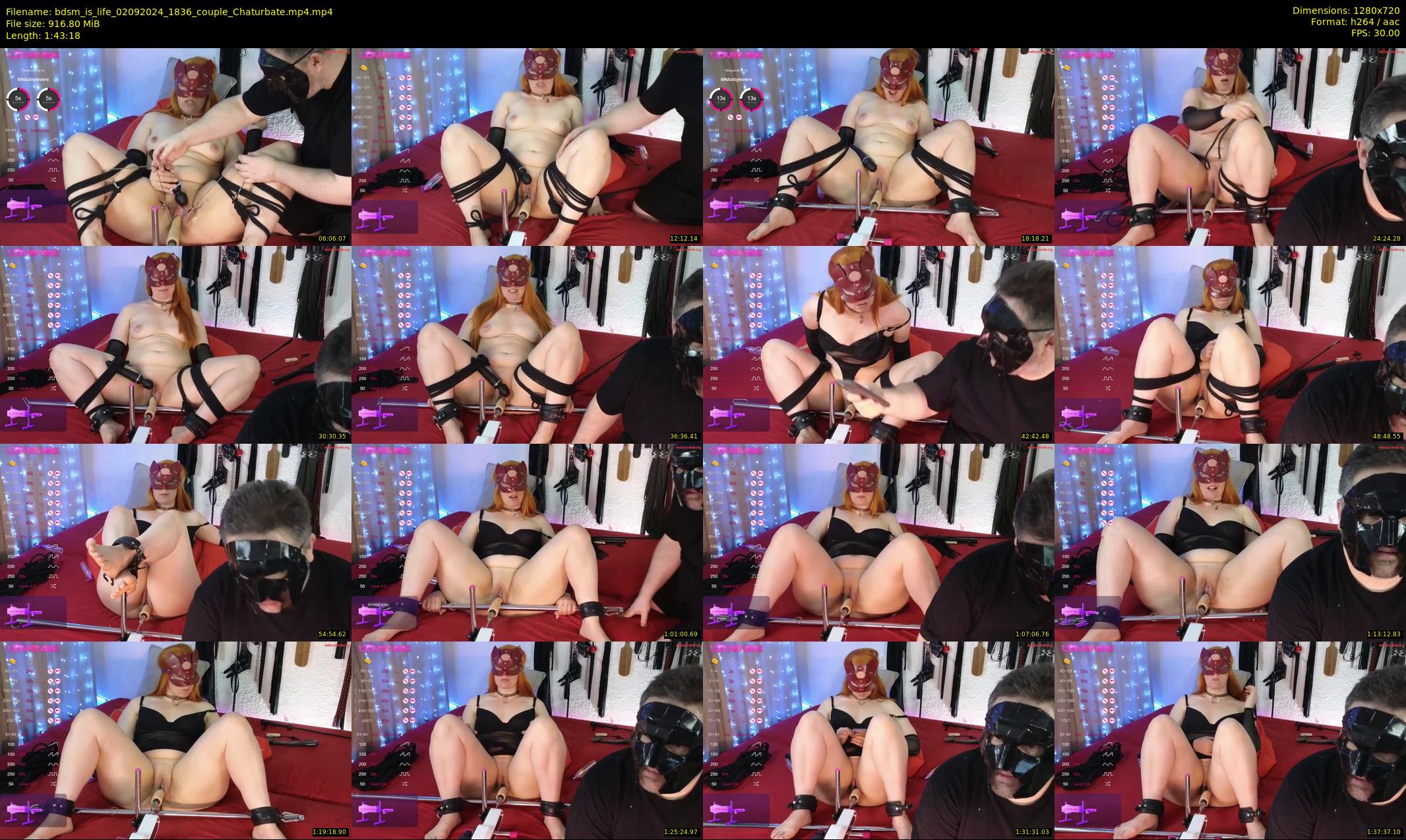 bdsm_is_life — 104 minute Chaturbate couple cam show recording, 720p, Sep 2, 2024