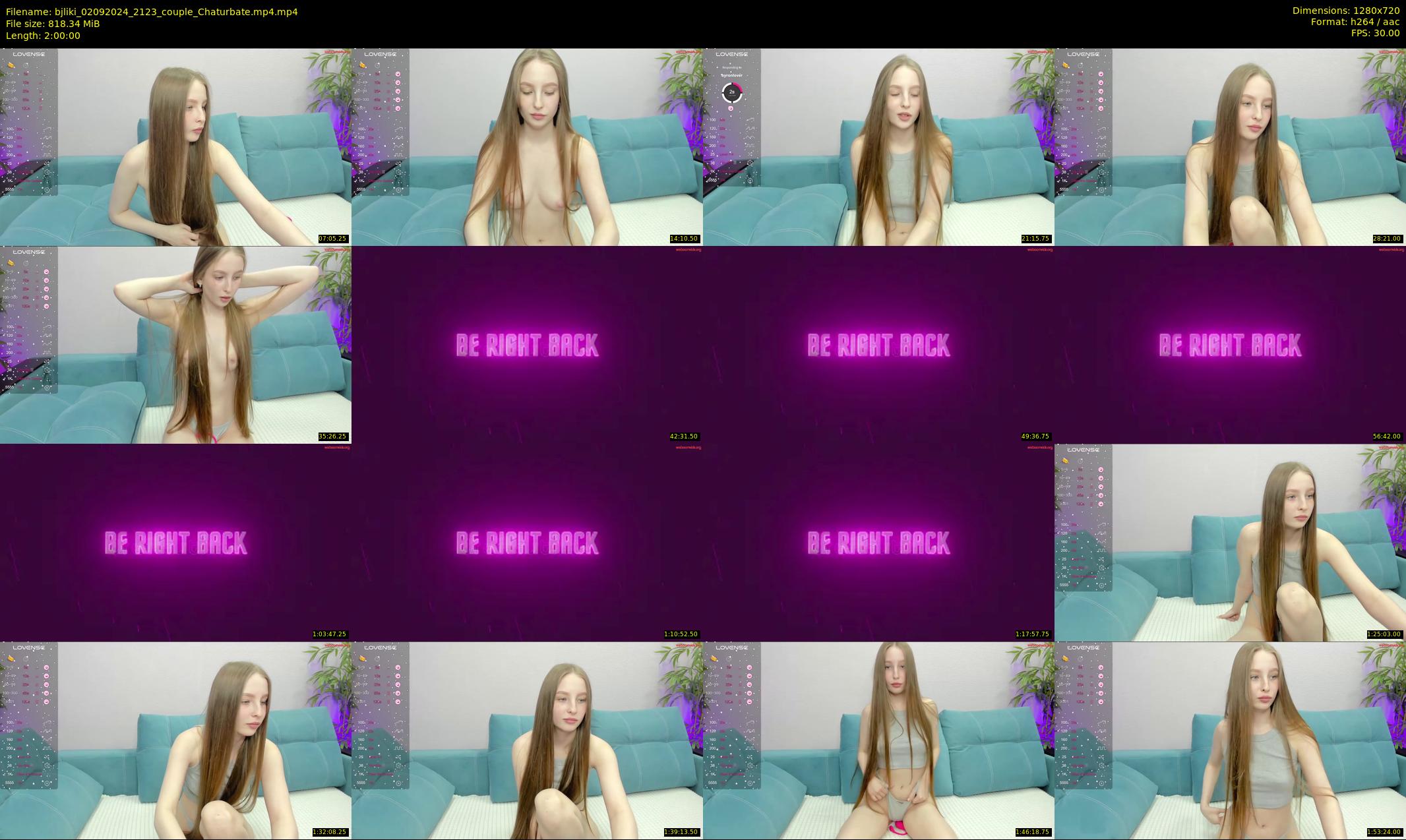 bjliki — 120 minute Chaturbate couple cam show recording, 720p, Sep 2, 2024