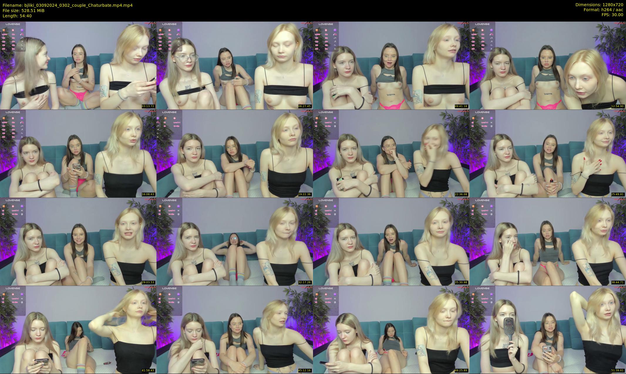 bjliki — 55 minute Chaturbate couple cam show recording, 720p, Sep 3, 2024