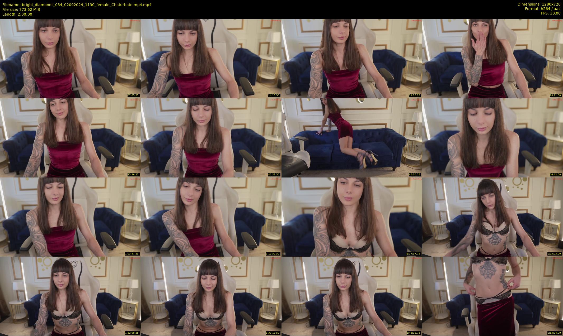 bright_diamonds_054 — 120 minute Chaturbate couple cam show recording, 720p, Sep 2, 2024