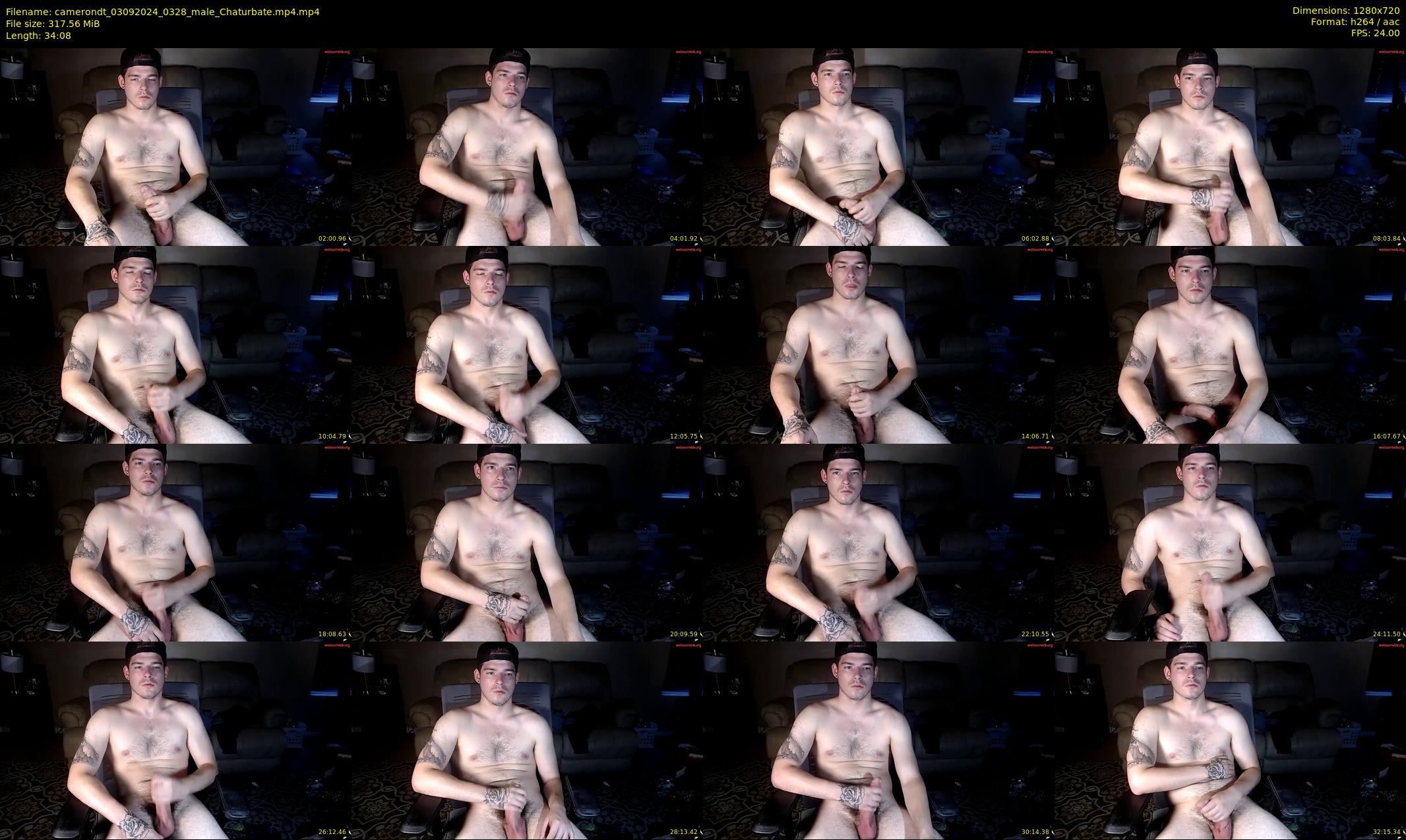 camerondt — 35 minute Chaturbate male cam show recording, 720p, Sep 3, 2024
