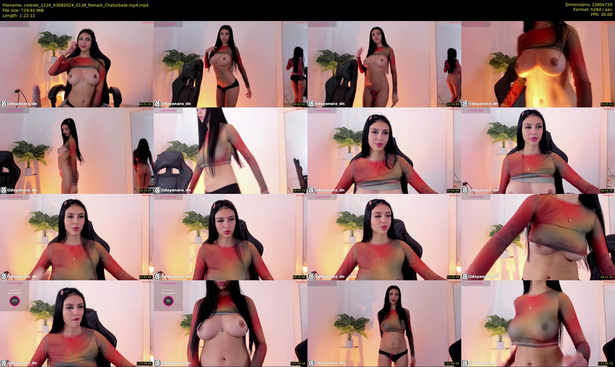 celeste_1220 — 83 minute Chaturbate female cam show recording, 720p, Sep 3, 2024