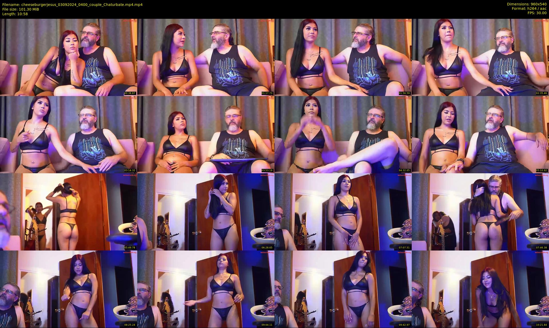 cheeseburgerjesus — 11 minute Chaturbate couple cam show recording, 480p, Sep 3, 2024