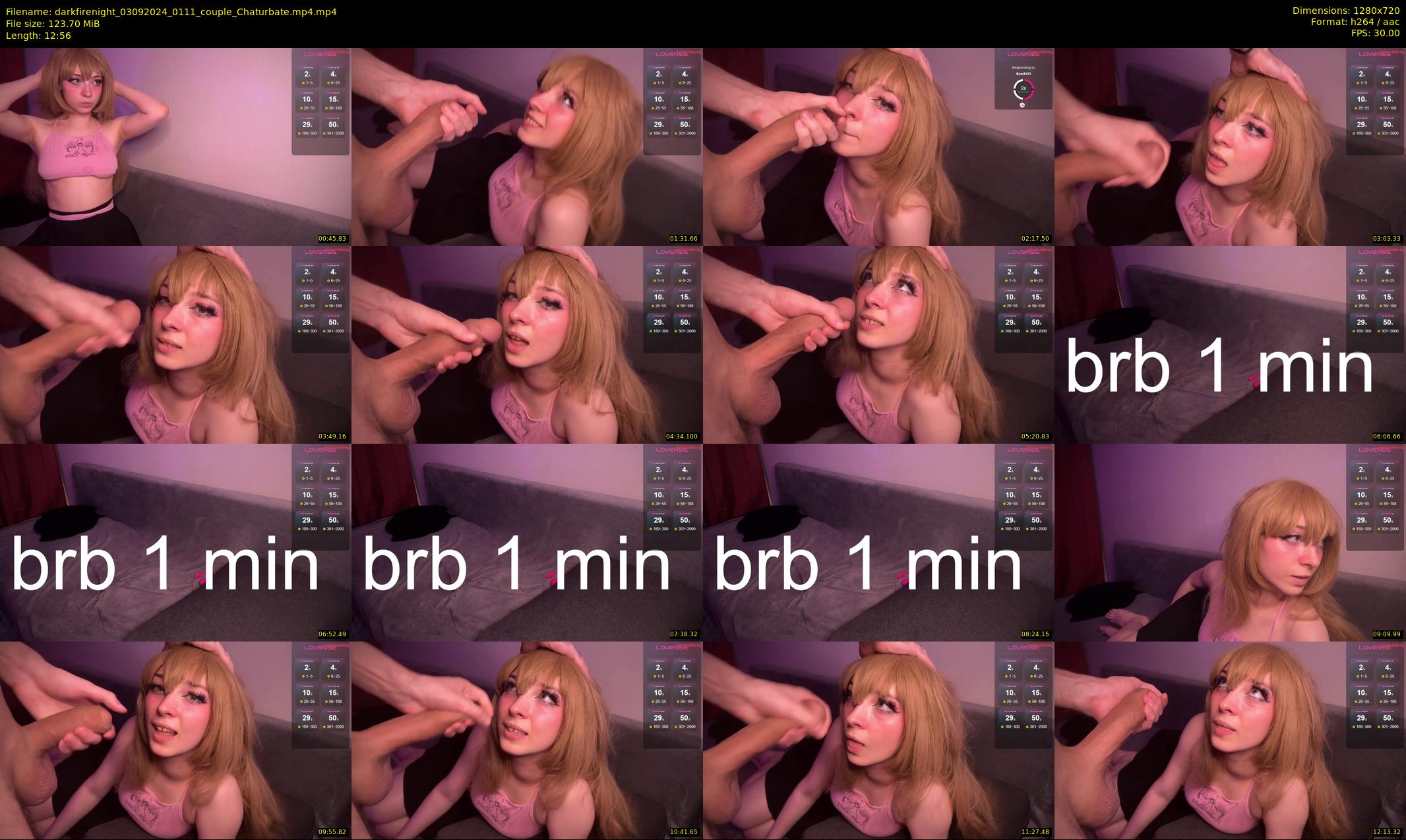darkfirenight — 13 minute Chaturbate couple cam show recording, 720p, Sep 3, 2024