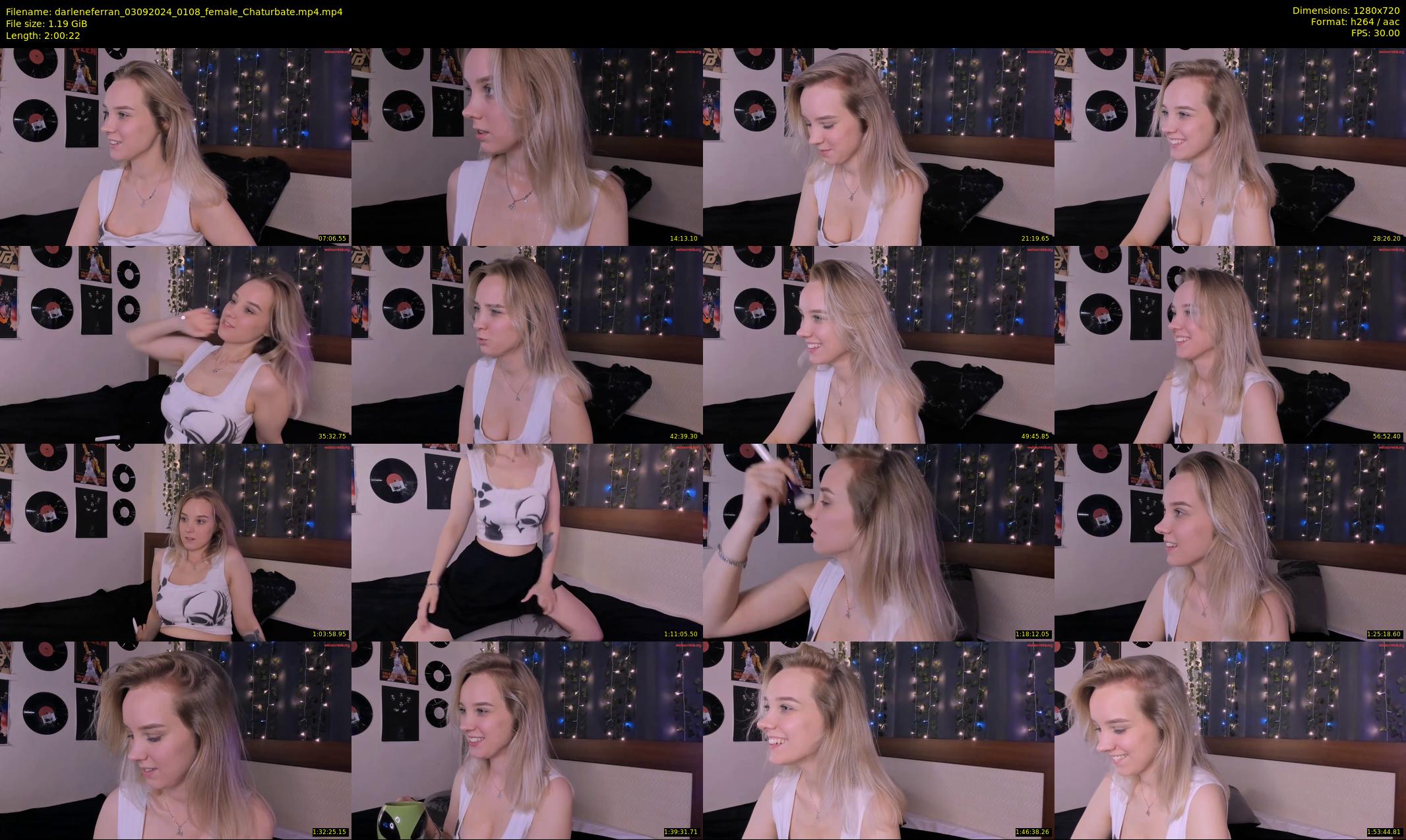 darleneferran — 121 minute Chaturbate female cam show recording, 720p, Sep 3, 2024